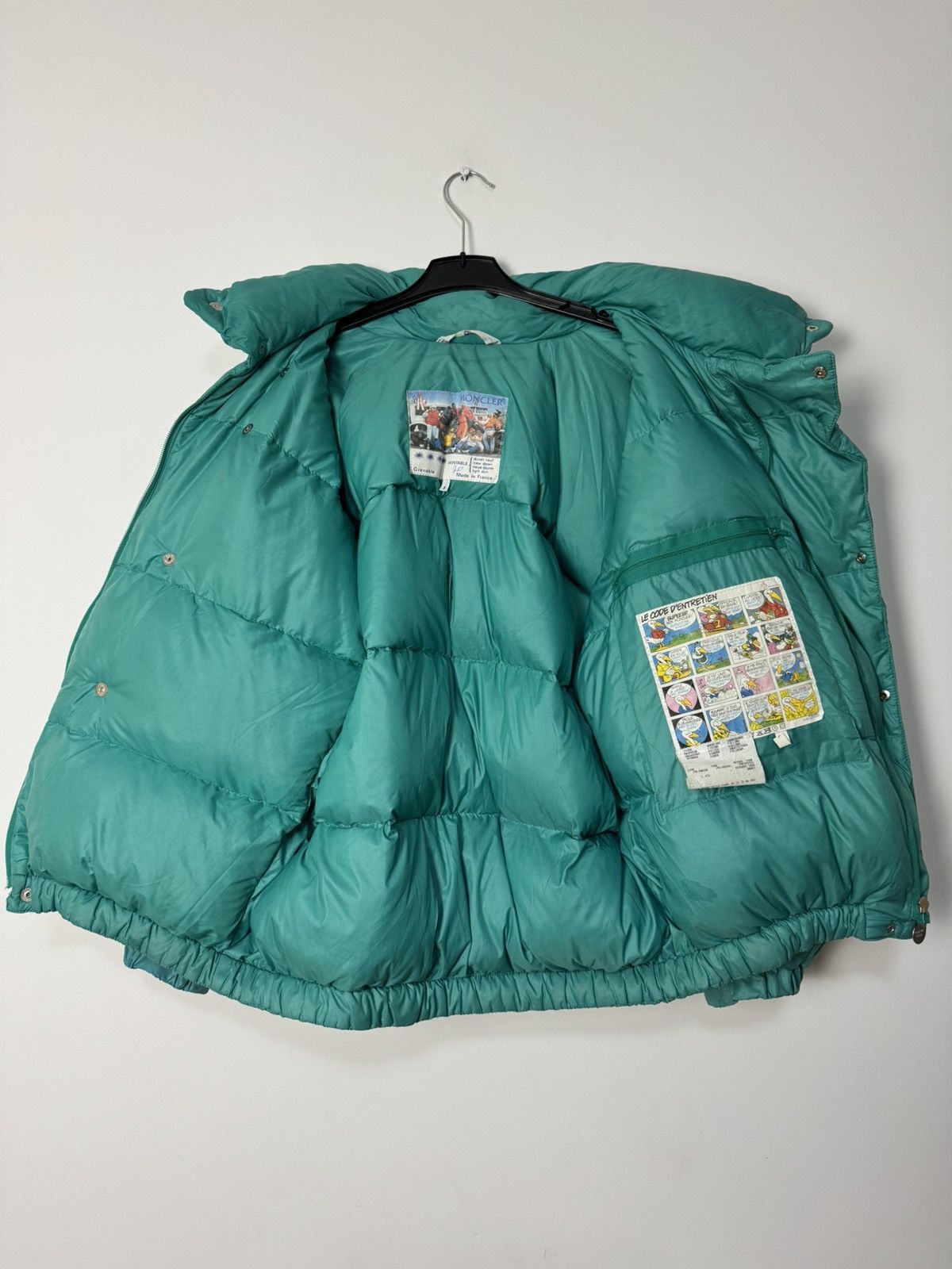 Moncler Vintage Rare 90s Moncler Puffer Jacket asymmetrical button Size US M / EU 48-50 / 2 - 14 Thumbnail