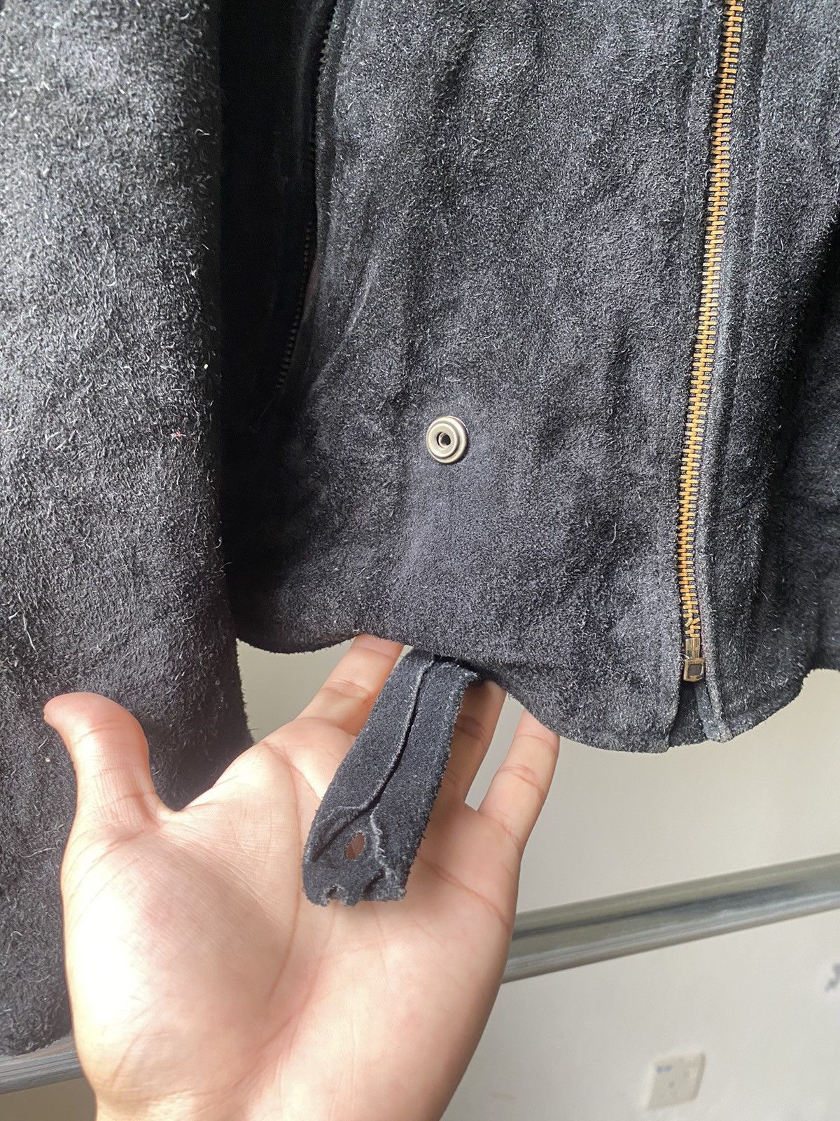 Yasuyuki Ishii VINTAGE RUDIES JAPAN BIKER LEATHER COWHIDE 90s LGB PUNK Size US M / EU 48-50 / 2 - 11 Thumbnail