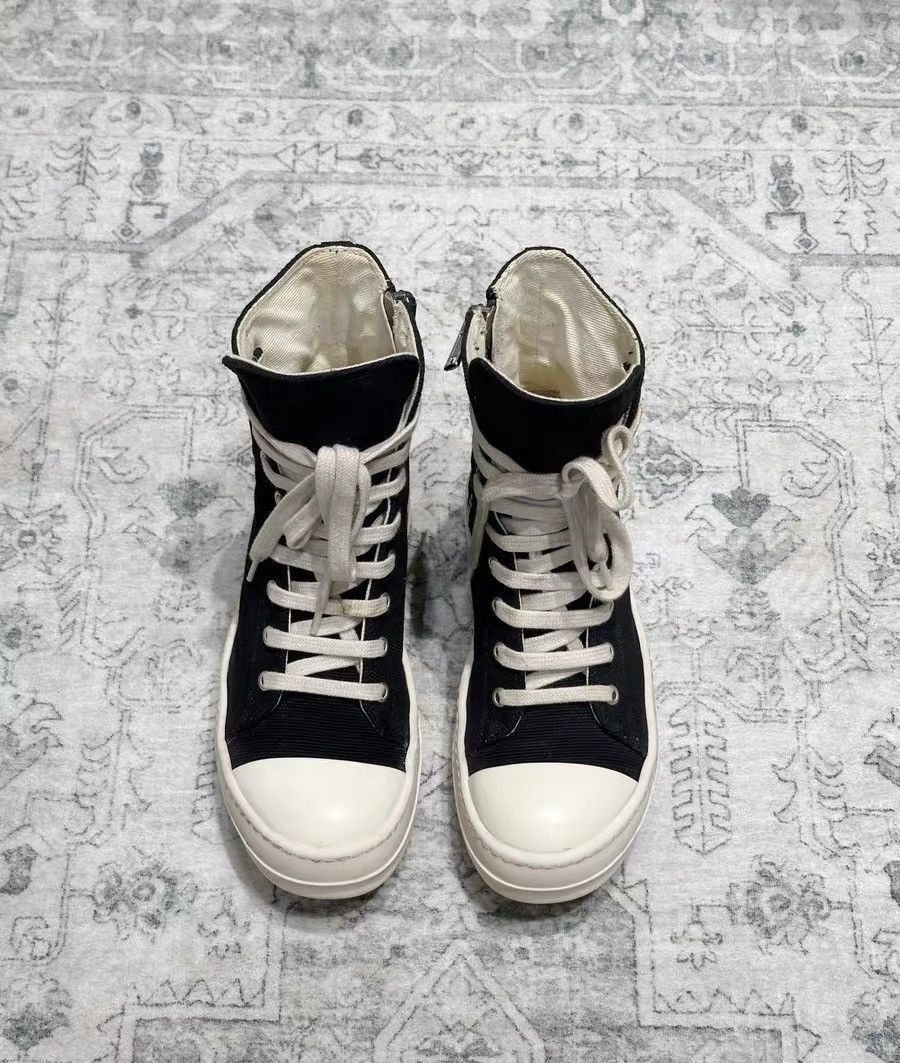 Rick Owens Drkshdw Rick Owens DRKSHDW Canvas High-Top Size US 6.5 / IT 36.5 - 3 Thumbnail