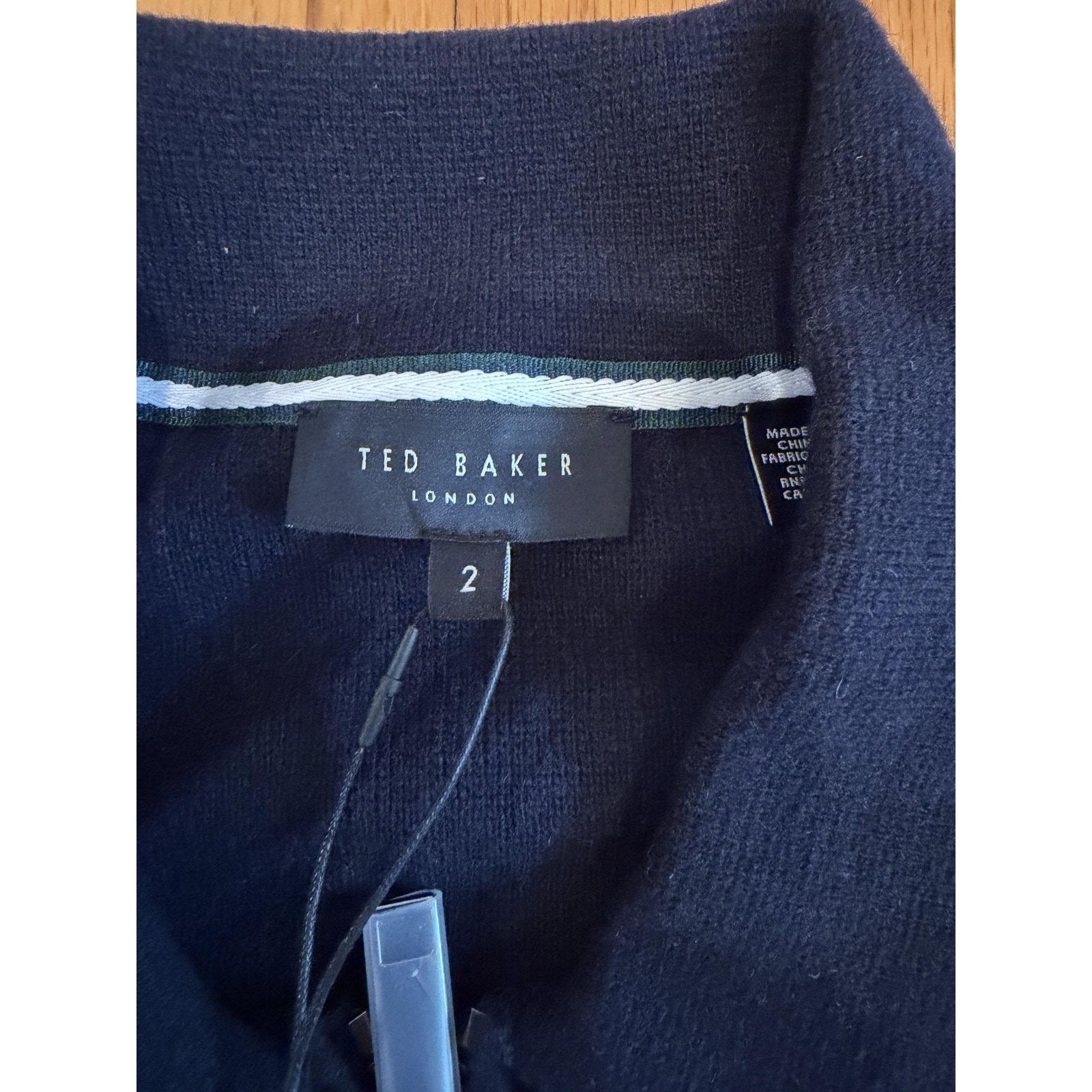 Ted Baker Ted Baker Mens Full Zip Collared Fenrys Sweater Small Size US S / EU 44-46 / 1 - 6 Thumbnail