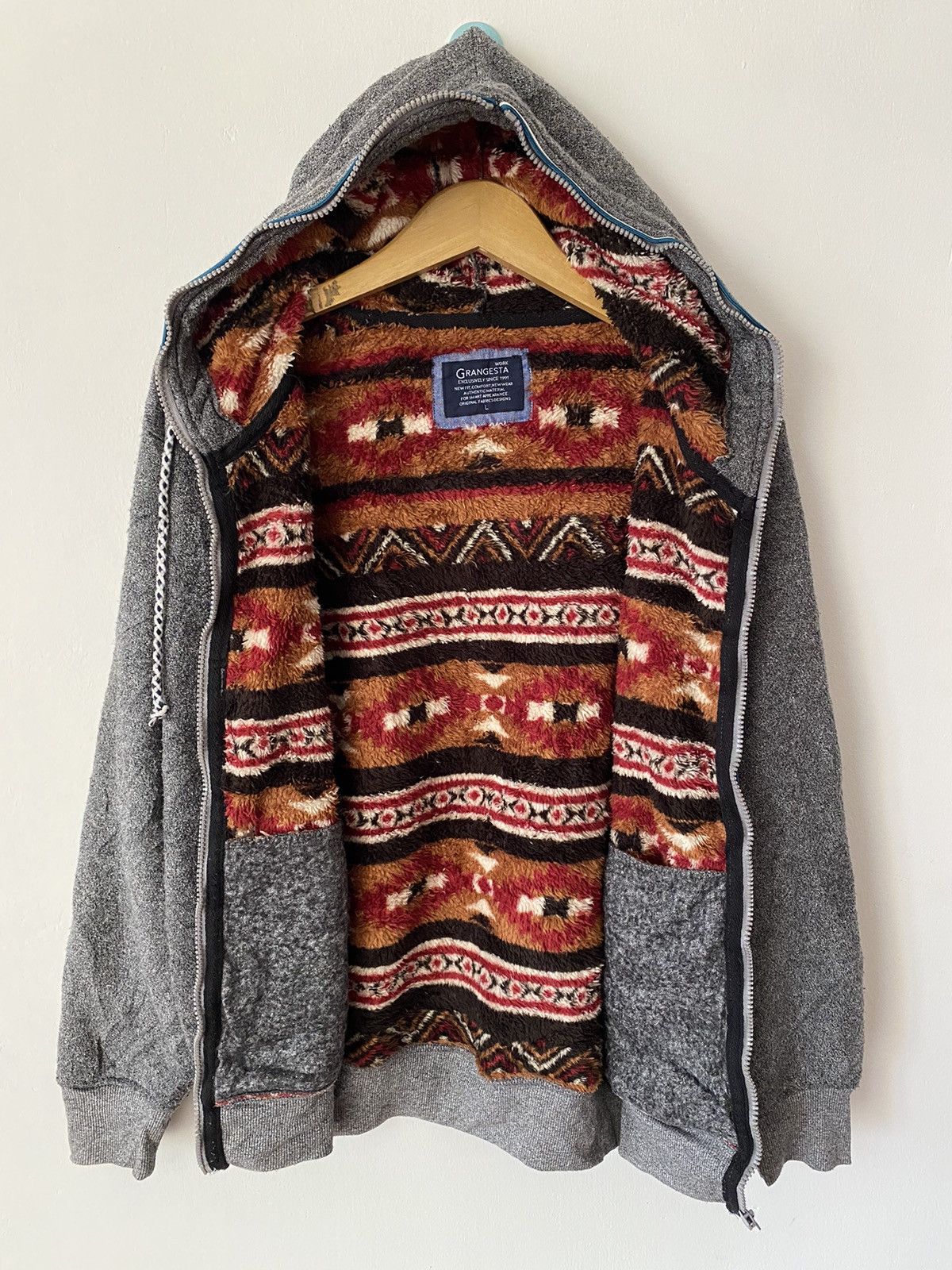 If Six Was Nine Japanese Brand Grangesta Fullzip Hooded Size US L / EU 52-54 / 3 - 7 Thumbnail