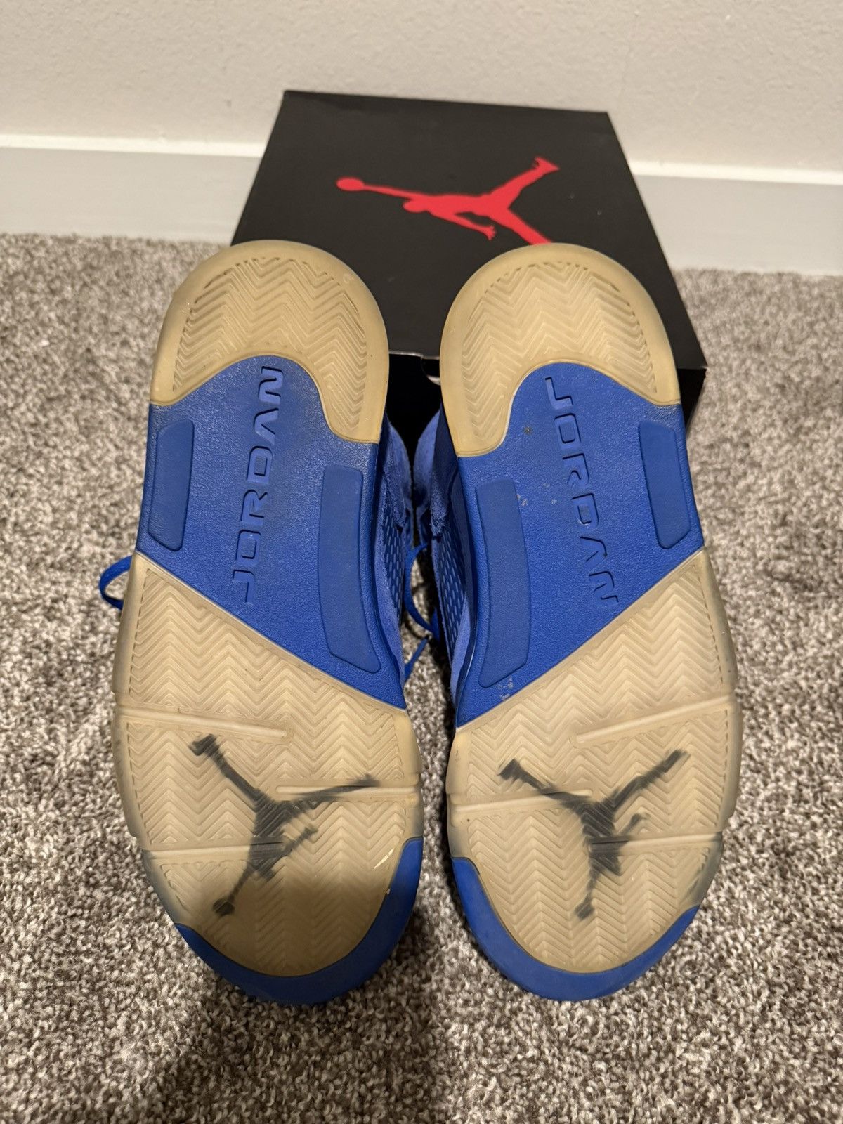 Nike Royal Blue Jordan 5 Size US 8.5 / EU 41-42 - 8 Thumbnail