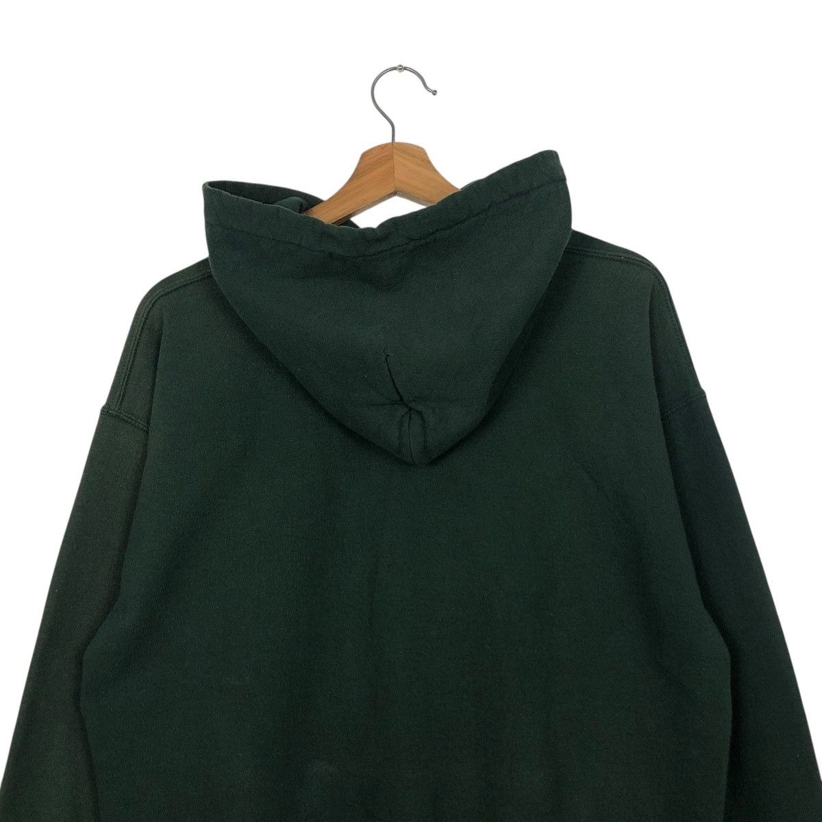 Vintage 🔥RICH GREEN HOODIE PULL OVER RIVERVIEW BIBLE CAMP BIG LOGO Size US M / EU 48-50 / 2 - 11 Thumbnail