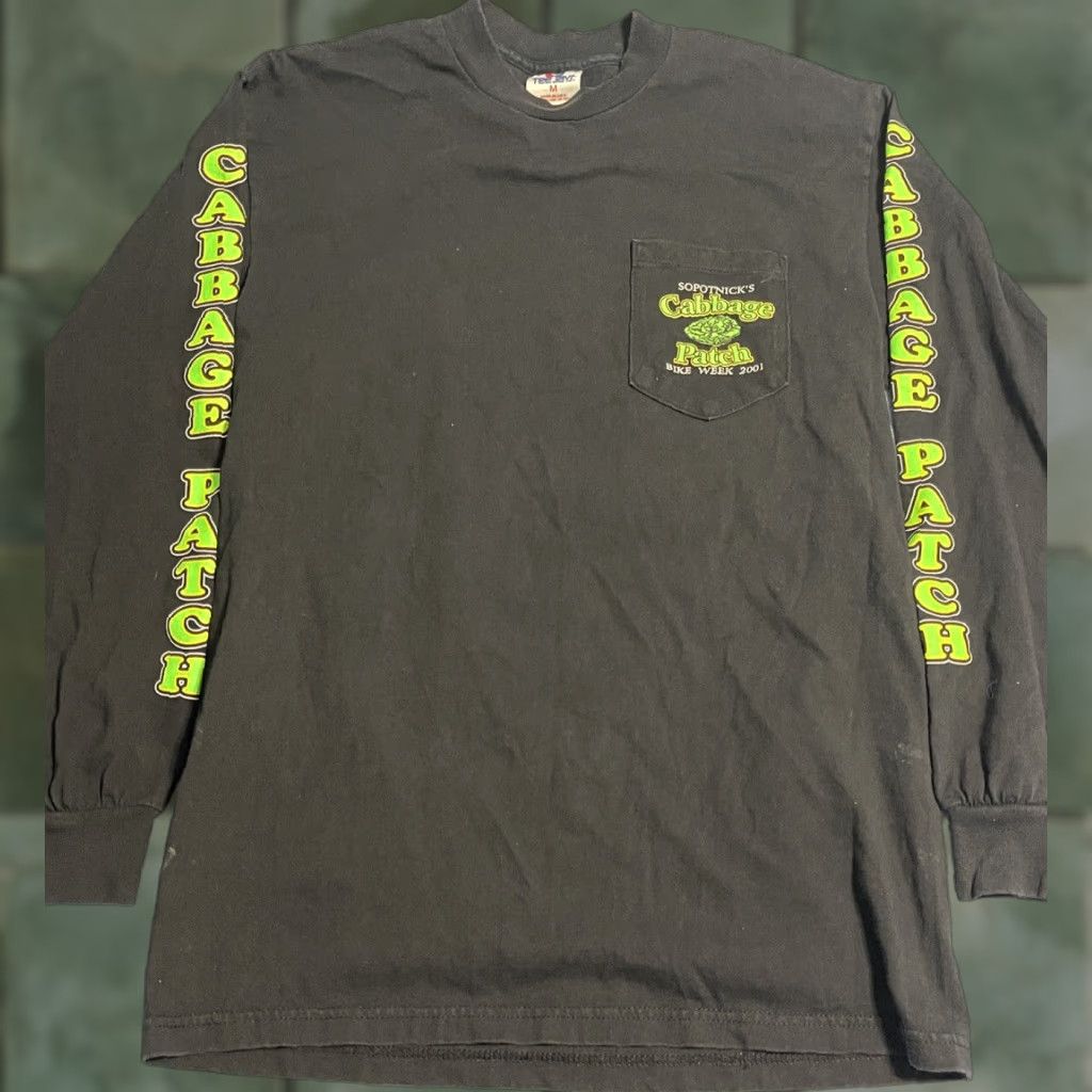 TEE JAYS Vintage 2001 Cabbage Patch Bike Week Long Sleeve Medium EAGLE& Bike, Florida T-Shirt Size US M / EU 48-50 / 2 - 1 Thumbnail