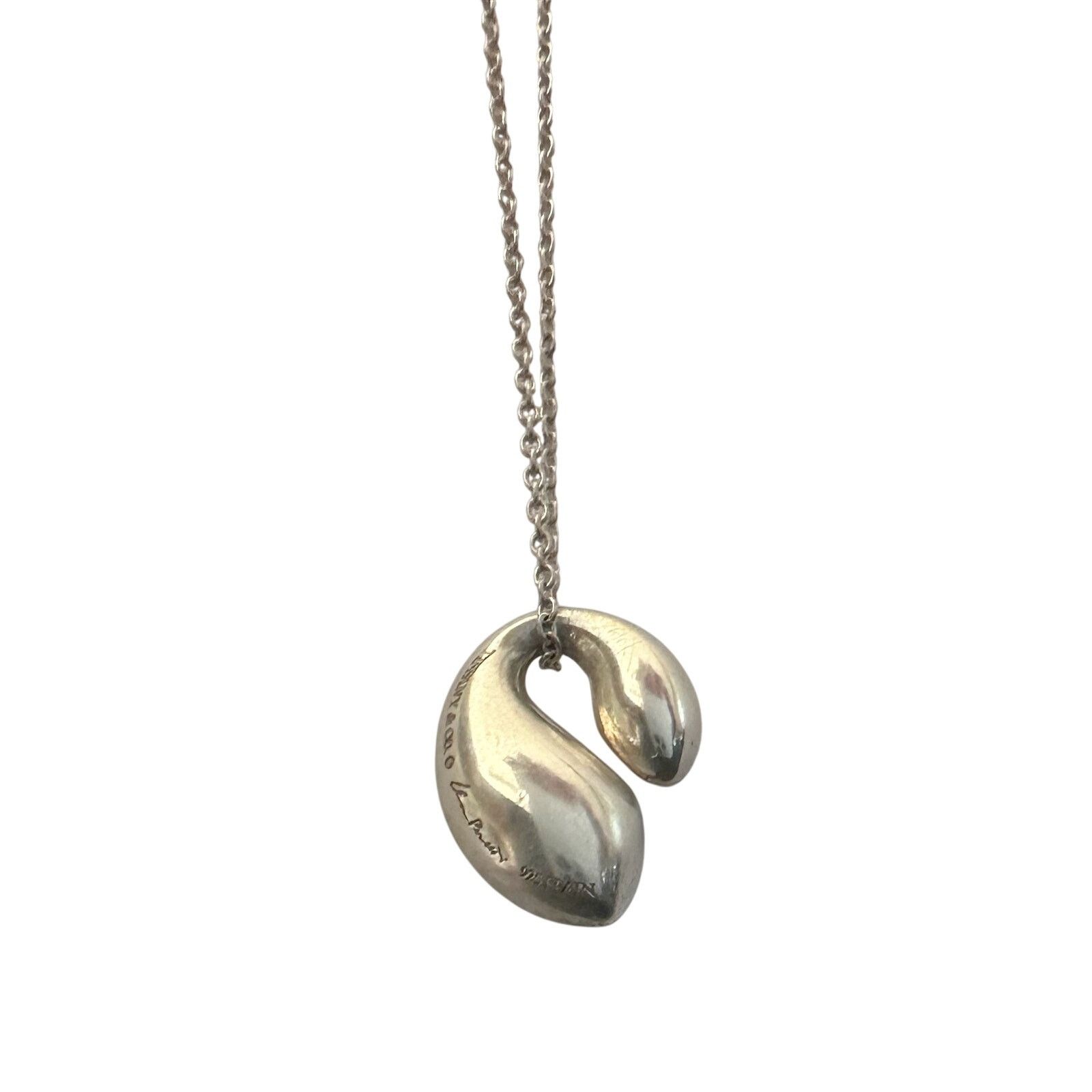 Tiffany & Co. Tiffany & Co Elsa Peretti Double Teardrop Necklace Size ONE SIZE - 2 Thumbnail