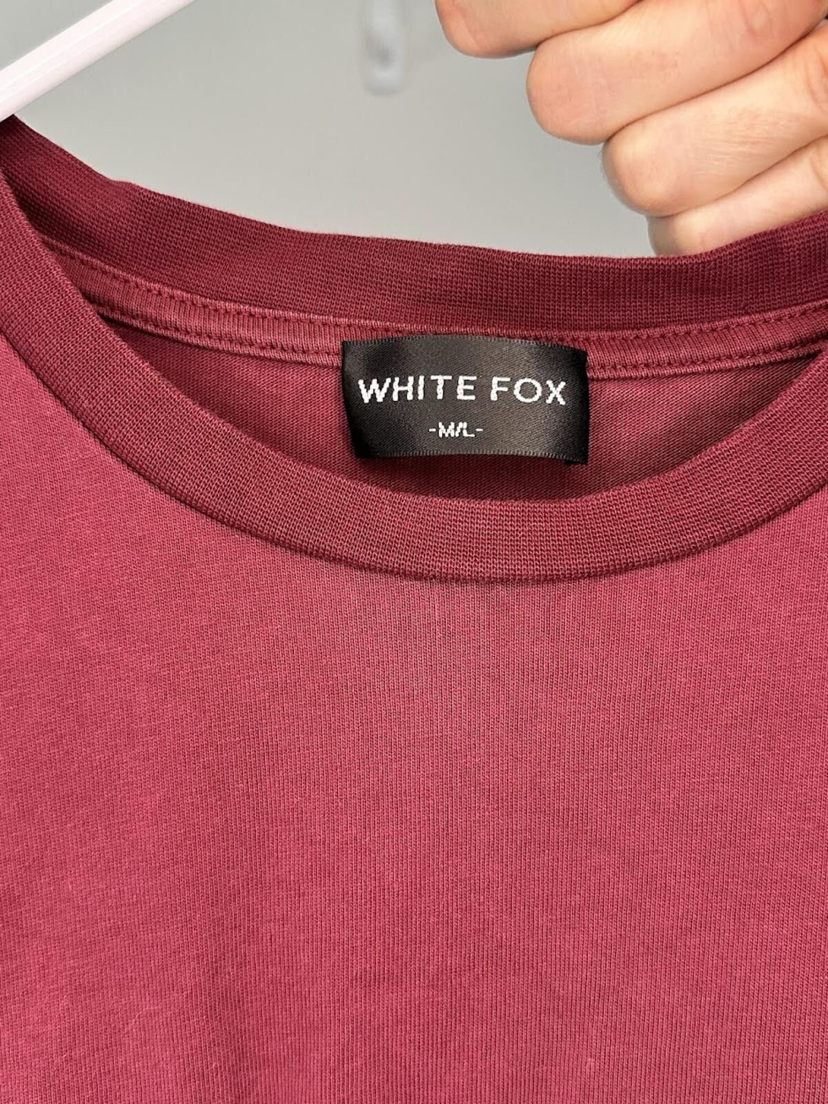 Other White Fox Boutique Offstage Oversized T "Red Velvet" Sz M/L Size L / US 10 / IT 46 - 4 Thumbnail