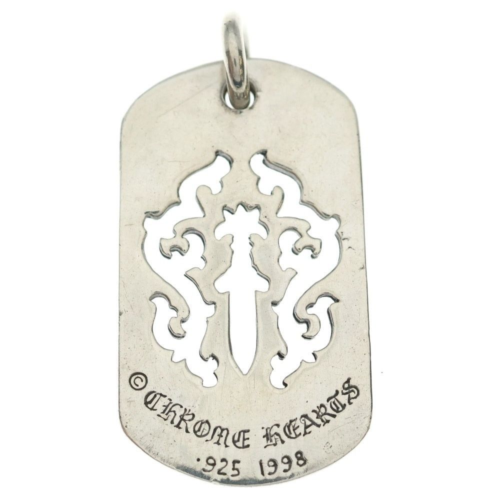 Chrome Hearts Chrome Hearts D Tag Dagger Pendant Silver Size ONE SIZE - 2 Thumbnail