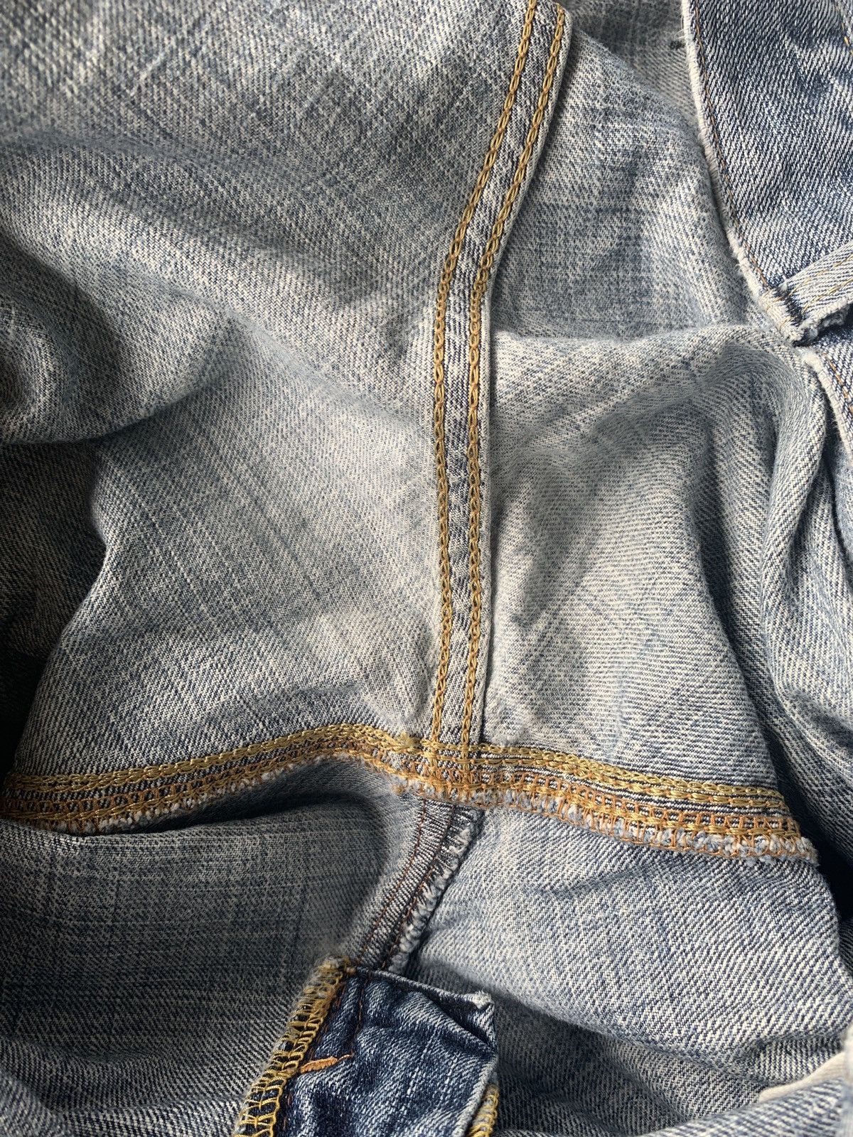 Edwin × Vintage Edwin 505V Selvedge Distressed Denim Size US 37 - 18 Thumbnail