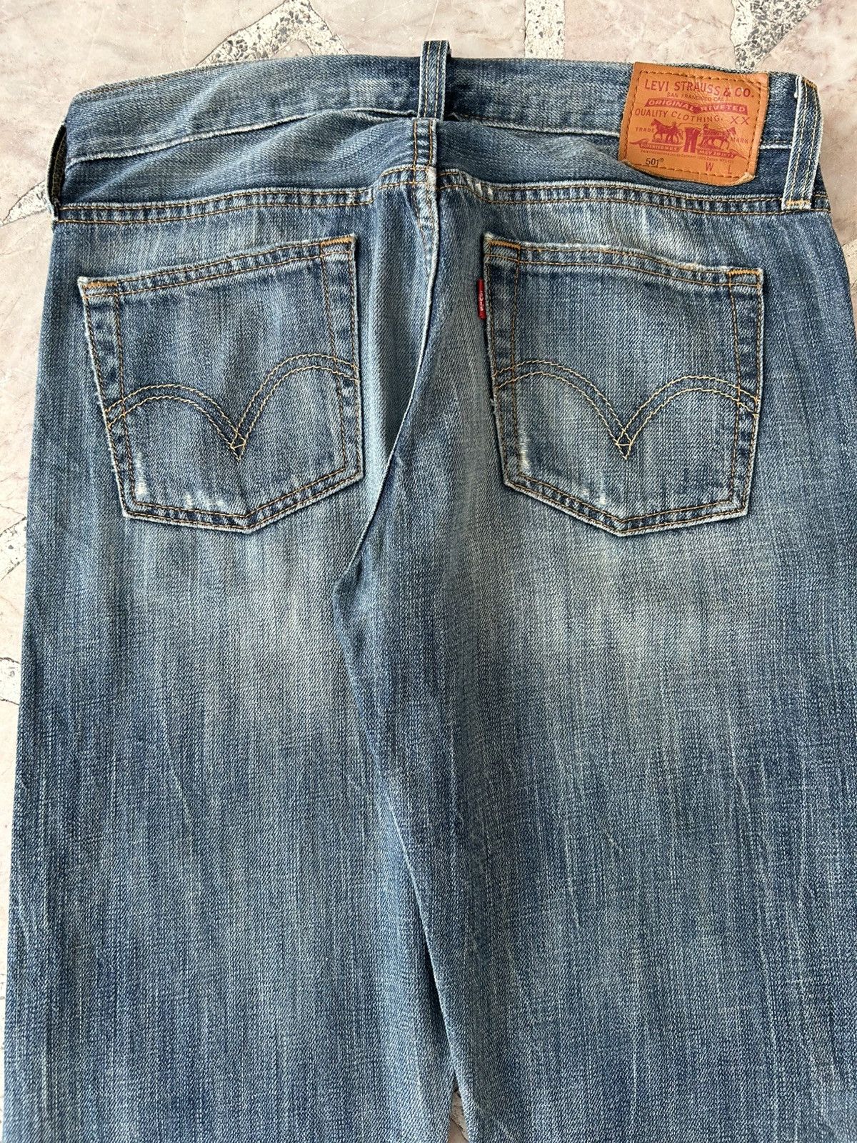 Levi's Levis Vintage 501 Ripped Jeans Size US 30 / EU 46 - 9 Thumbnail