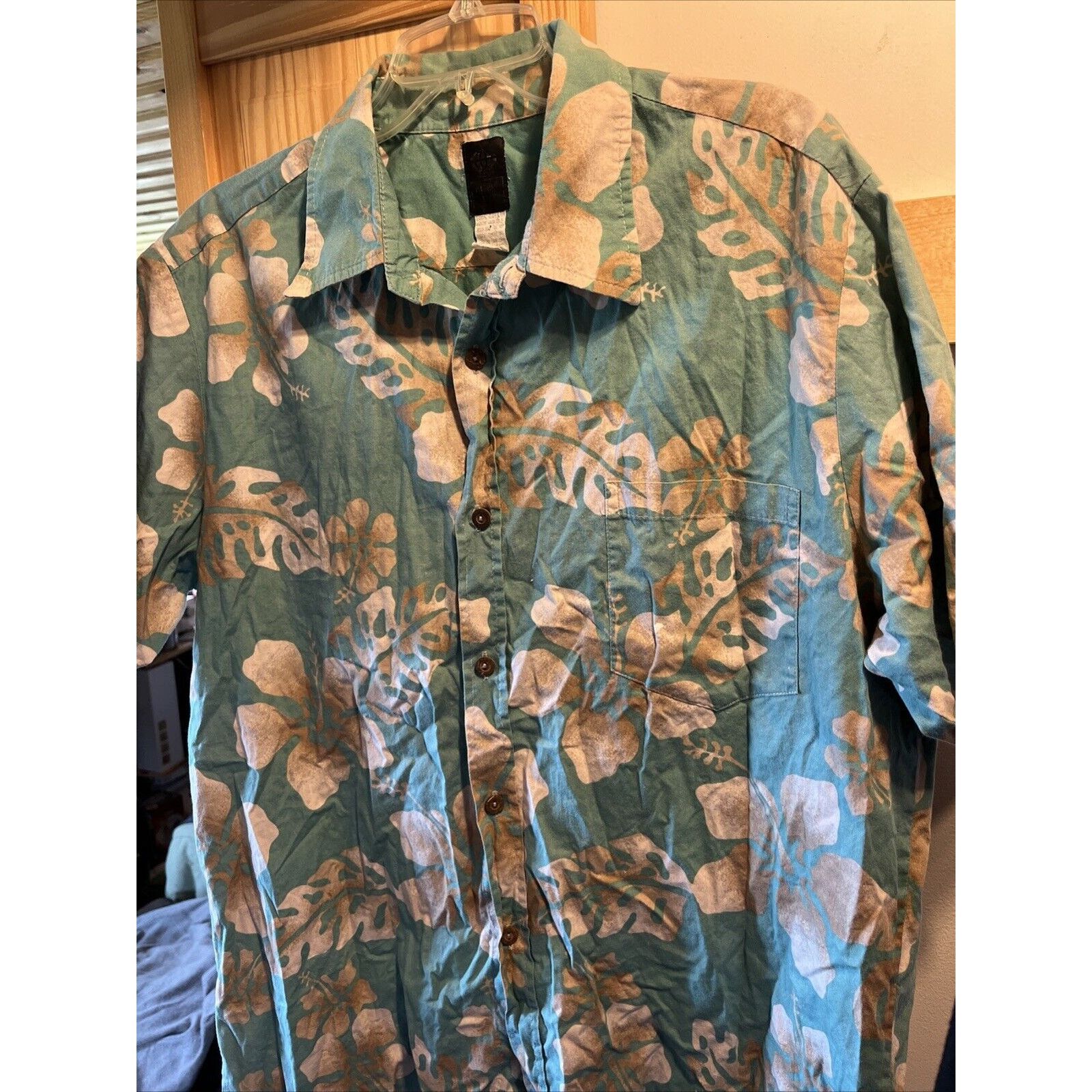 Other VTG Moana Co Men’s XXL Blue Floral Button SS Hawaiian Shirt Size US XXL / EU 58 / 5 - 6 Thumbnail