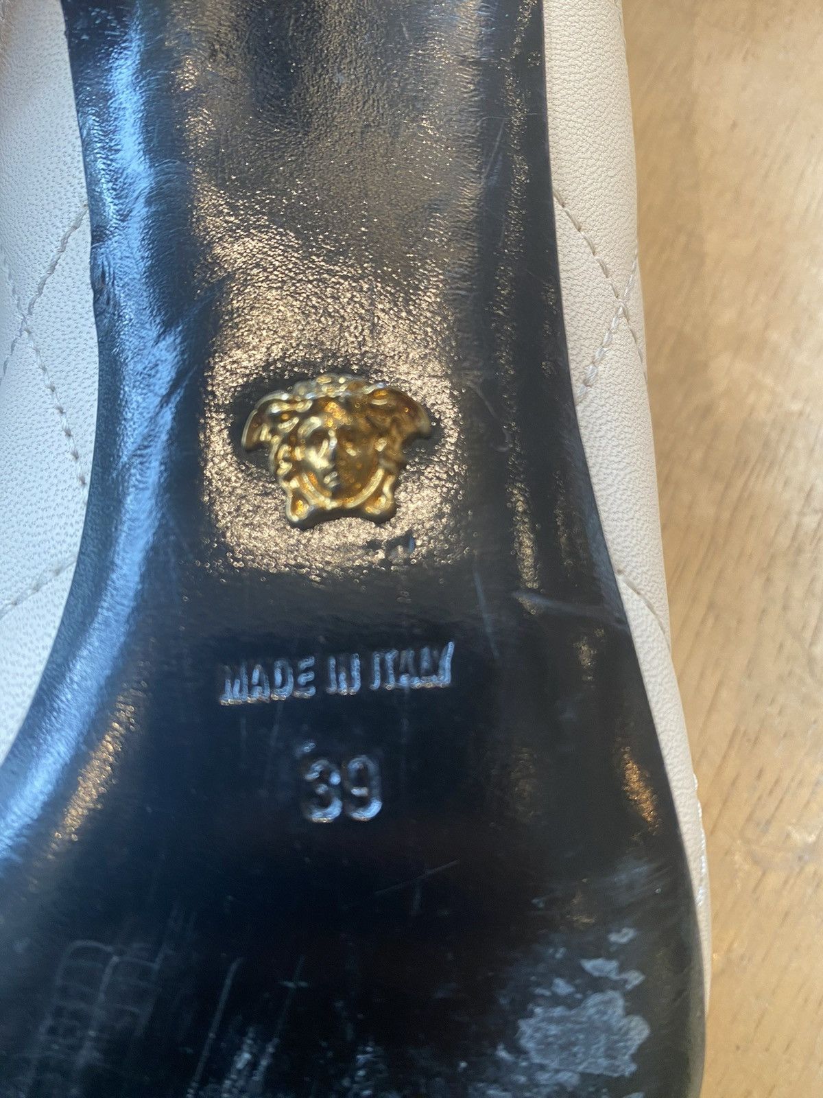 Versace Versace Medusa Aevitas Leather Heels Size 39 Size US 9 / IT 39 - 11 Thumbnail