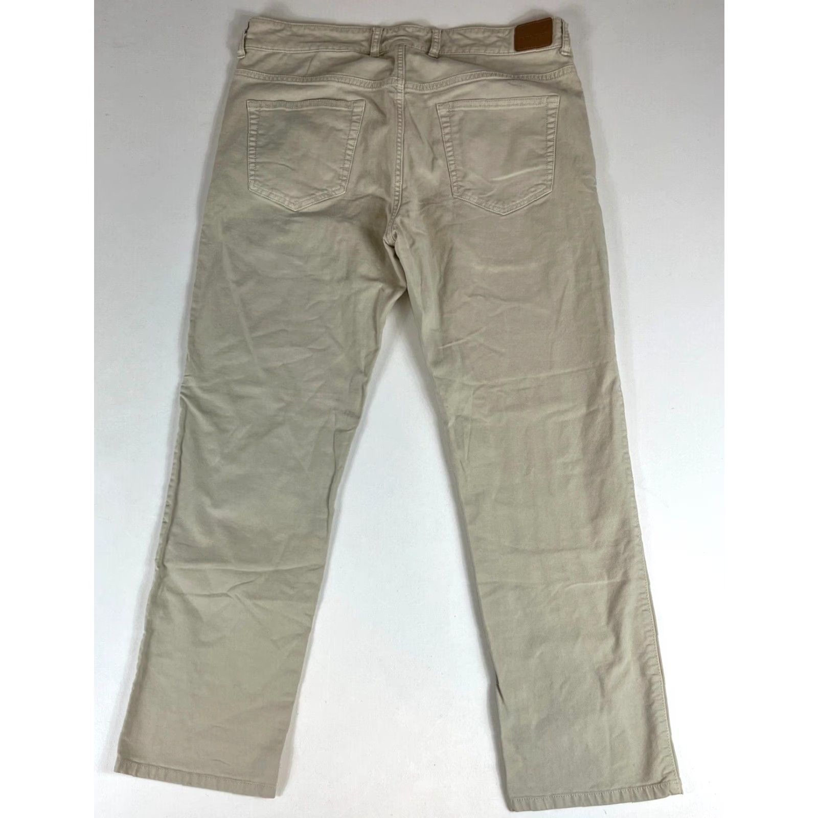 Peter Millar Peter Millar Crown Vintage Pants Men’s 34x29 Beige Canvas Chino Flat Front Regular Stretch Pockets Vintage 90s Theme Mens Size US 34 / EU 50 - 3 Thumbnail