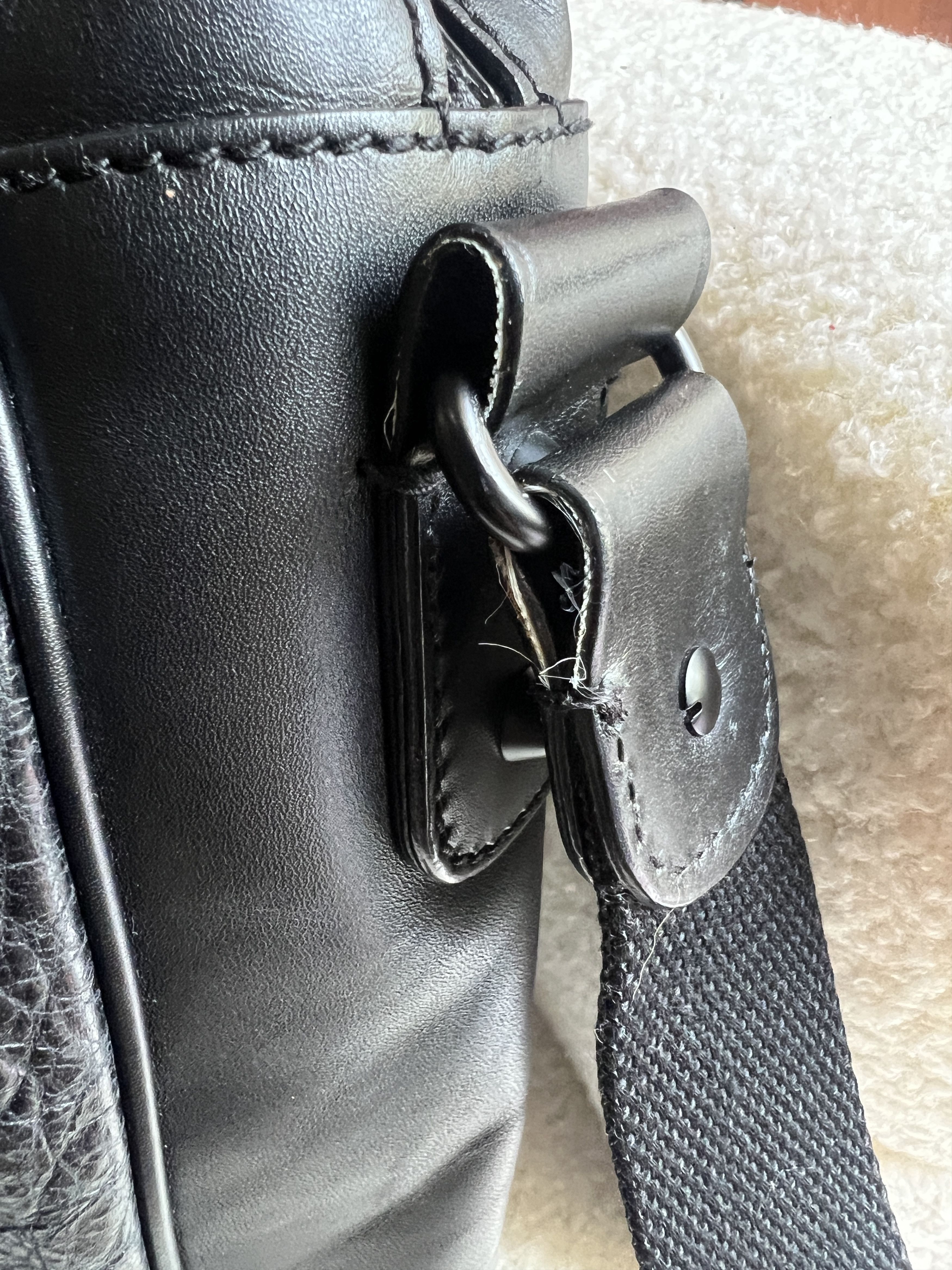 Balenciaga Balenciaga Lambskin Motocross Classic Reporter Crossbody Size ONE SIZE - 12 Thumbnail