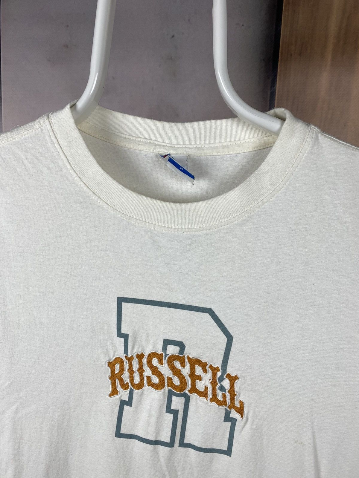 Russell Athletic 🦅T-Shirt Russell Athletic Big Knit Logo Tee🦅 Size US M / EU 48-50 / 2 - 7 Thumbnail