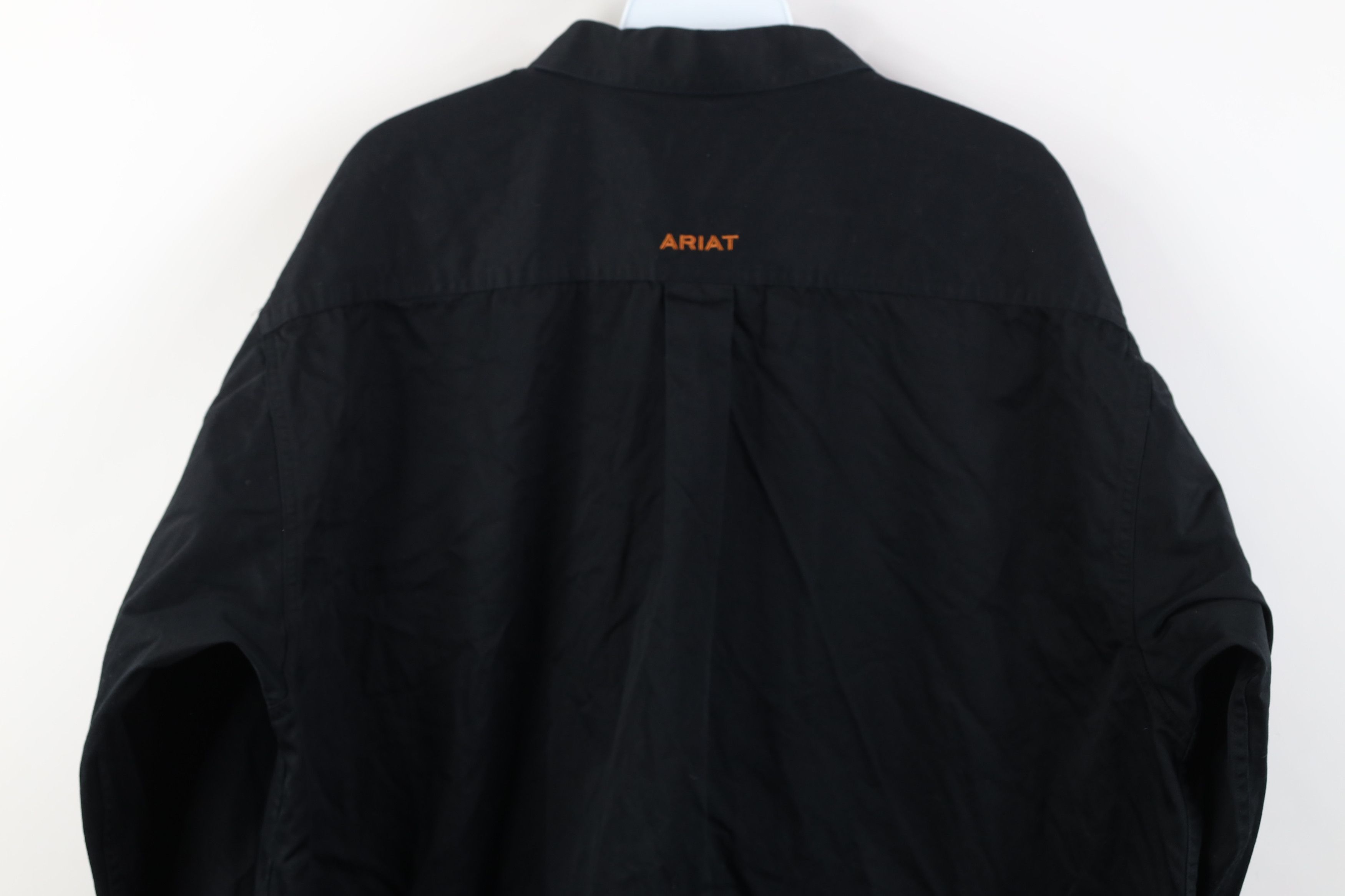 Ariat Ariat Heavyweight Collared Button Down Shirt Workwear Black Size US XL / EU 56 / 4 - 15 Thumbnail