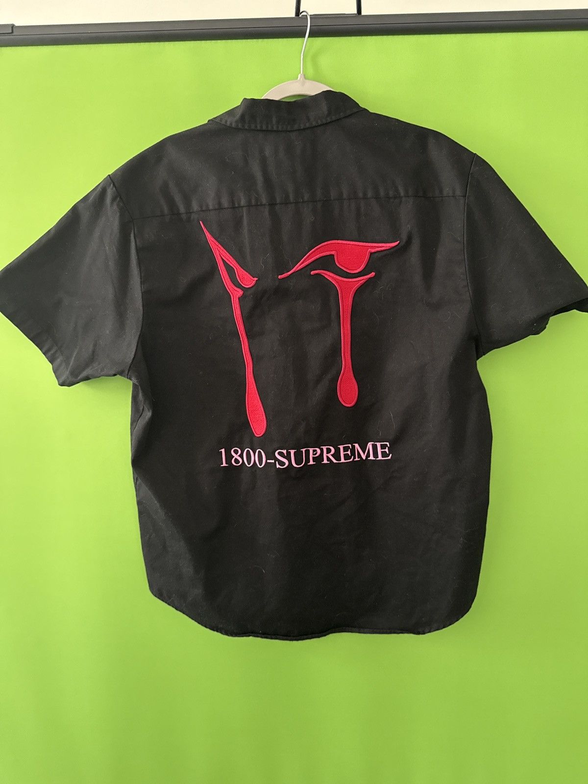 Supreme SS21 Supreme Dog I Hate Losing Work Shirt Text Snoopy S/S