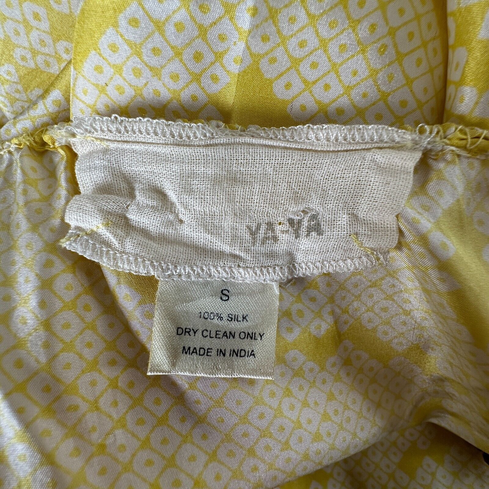 YAYA YA-YA Silk Yellow Snake Print Amber Beaded Strap Slip Maxi S Size S / US 4 / IT 40 - 10 Thumbnail