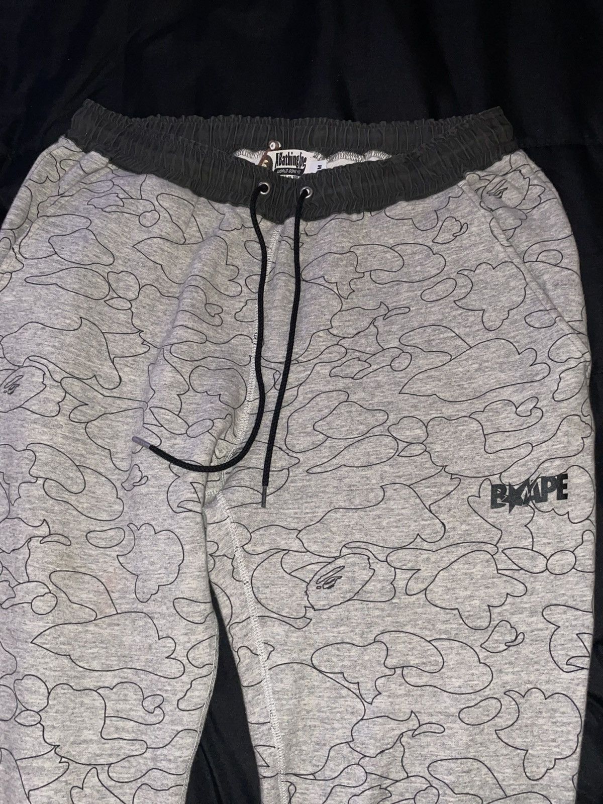 Gray Bape Sweatpants