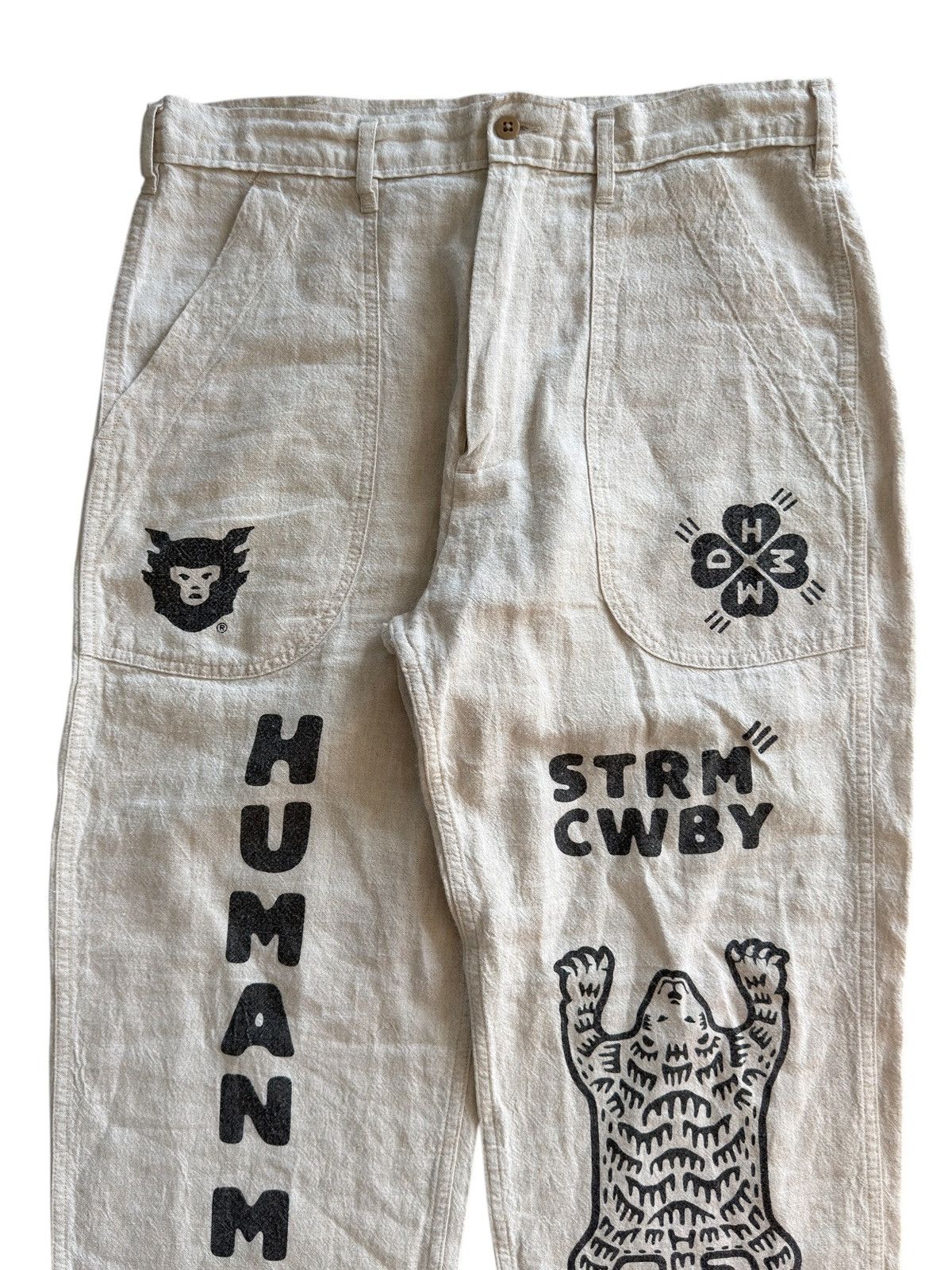 Human Made Human Made Nigo Linen Deck Print Pants Size US 33 - 5 Thumbnail