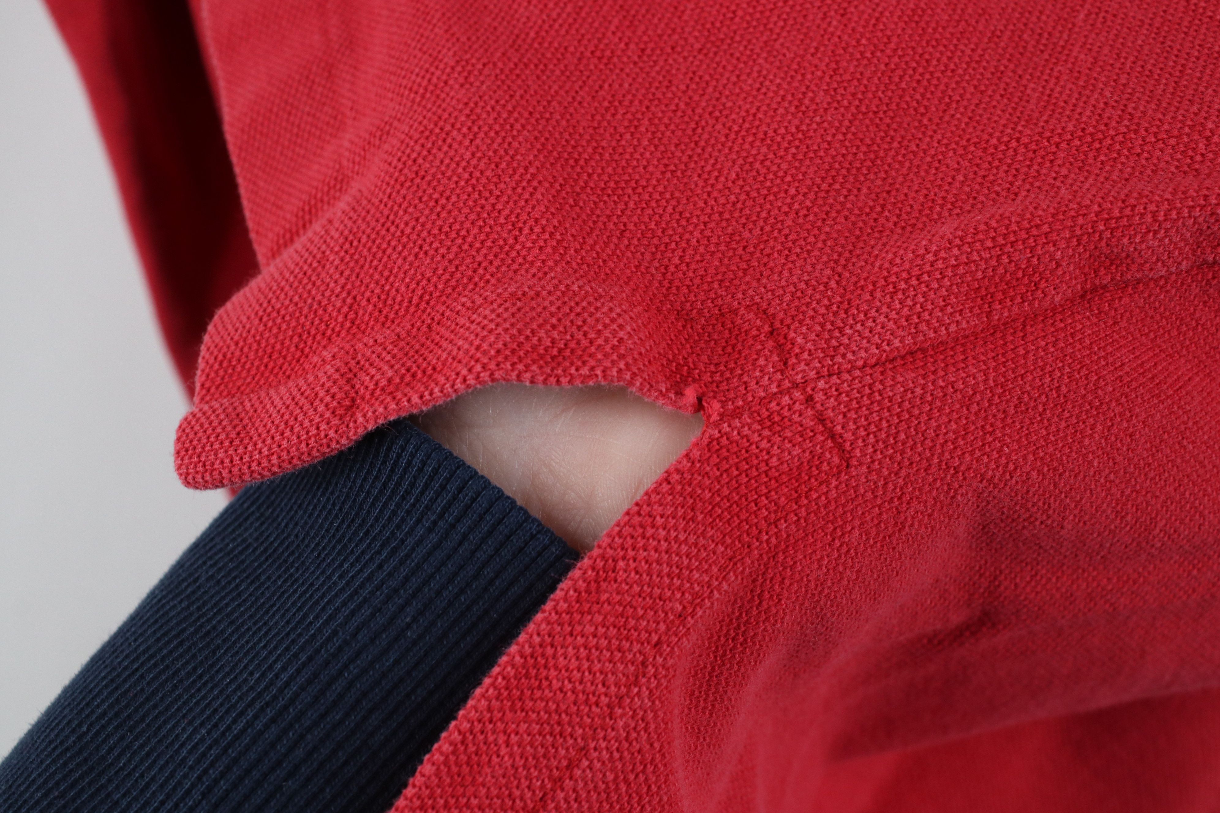 Polo Ralph Lauren Vintage 90s Ralph Lauren Pique Cotton Golf Polo Shirt Red Size US M / EU 48-50 / 2 - 10 Thumbnail