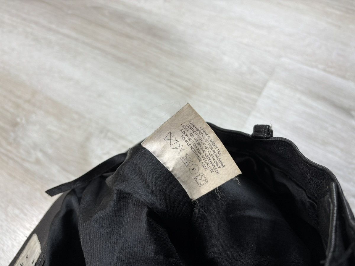 Genuine Leather × Leather × Vintage Womens biker moto leather pants Hennes Collection Size 40 Size 24" / US 00 / IT 34 - 8 Thumbnail