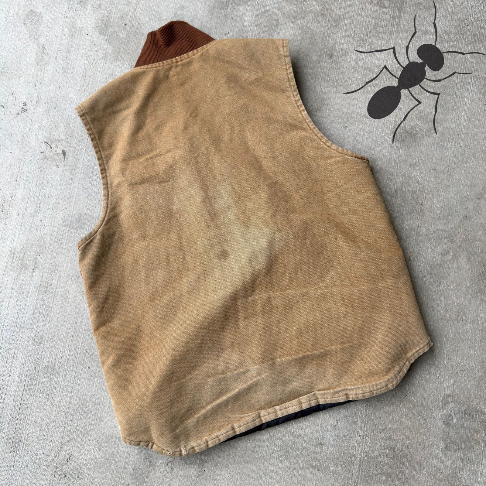 Carhartt × Vintage Carhartt V02 brown work wear vest Size US M / EU 48-50 / 2 - 4 Thumbnail