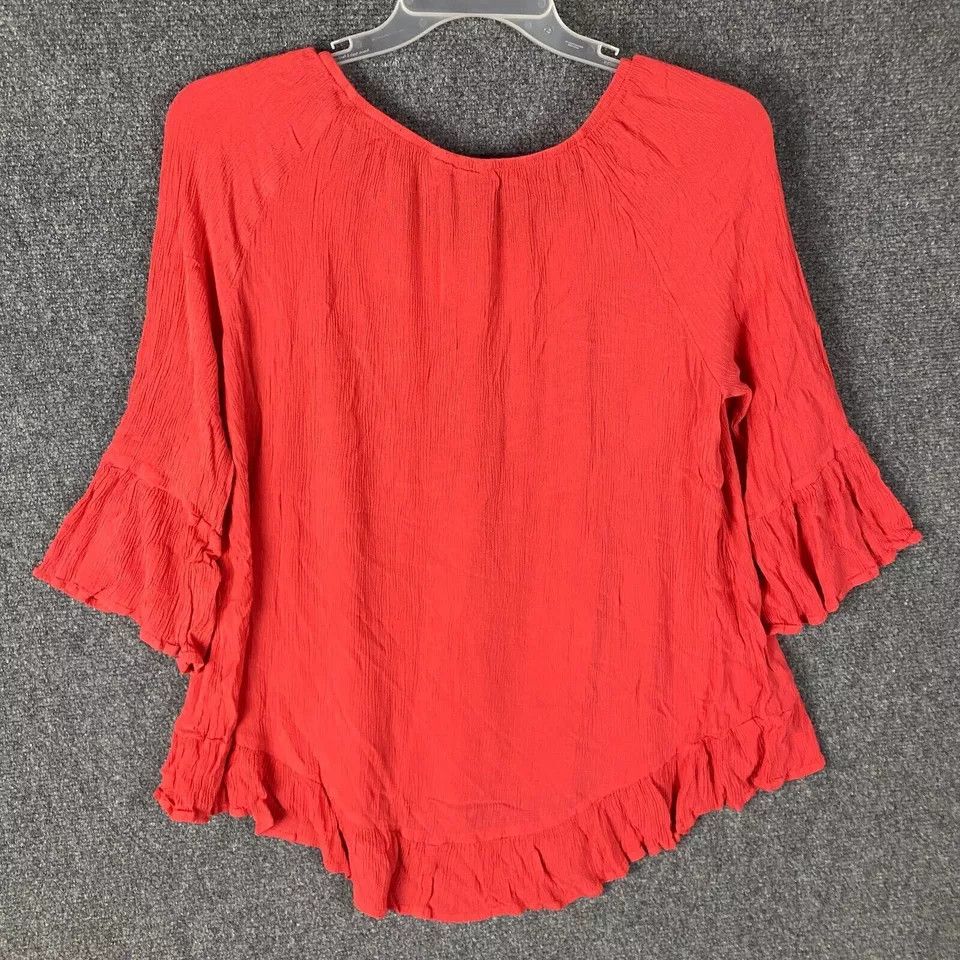 Other Chelsea & Theodore Blouse Women's Medium 100% Rayon Adults M Size M / US 6-8 / IT 42-44 - 6 Thumbnail