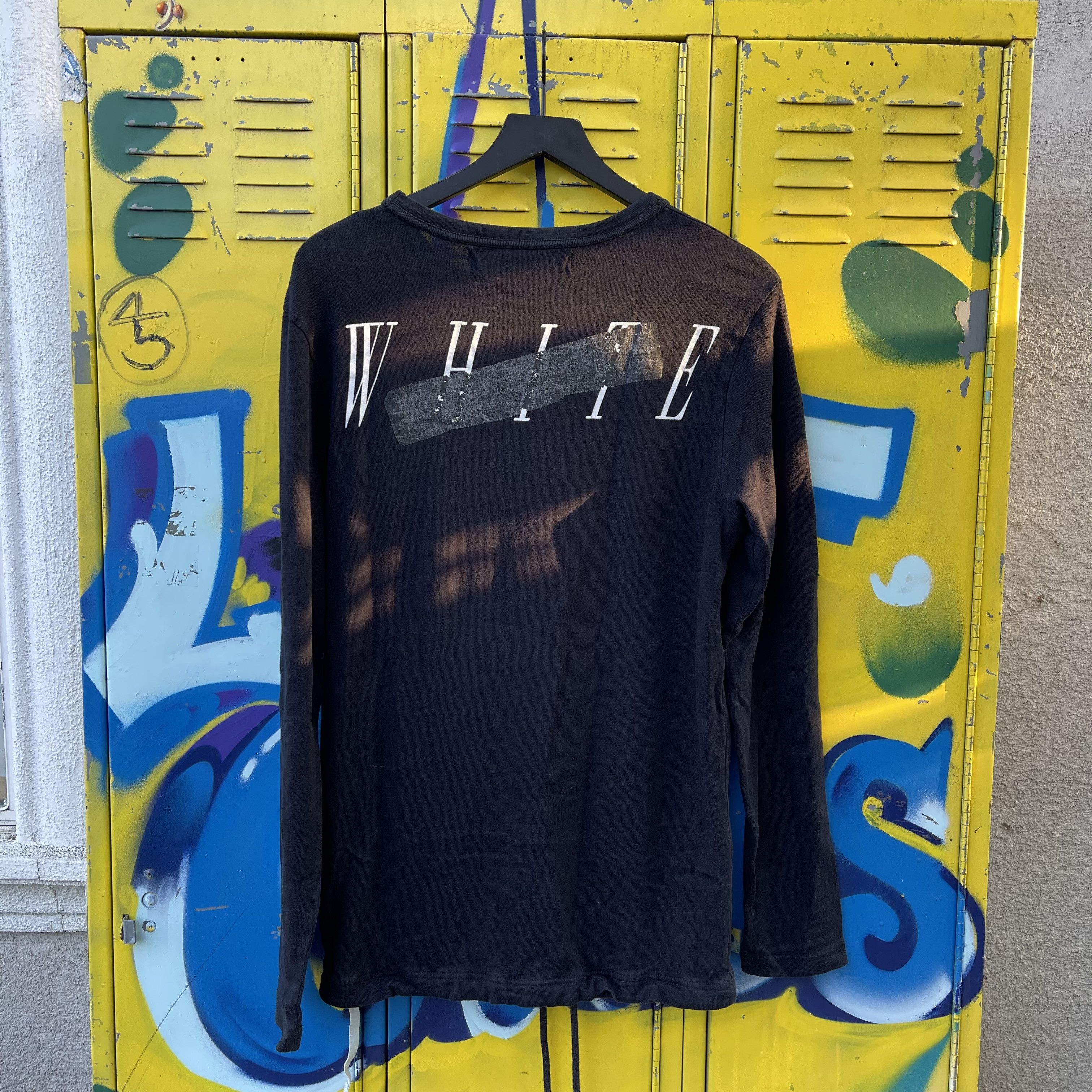 Off-White Off-White Main Label Graffiti Long Sleeve Shirt Size US S / EU 44-46 / 1 - 8 Thumbnail
