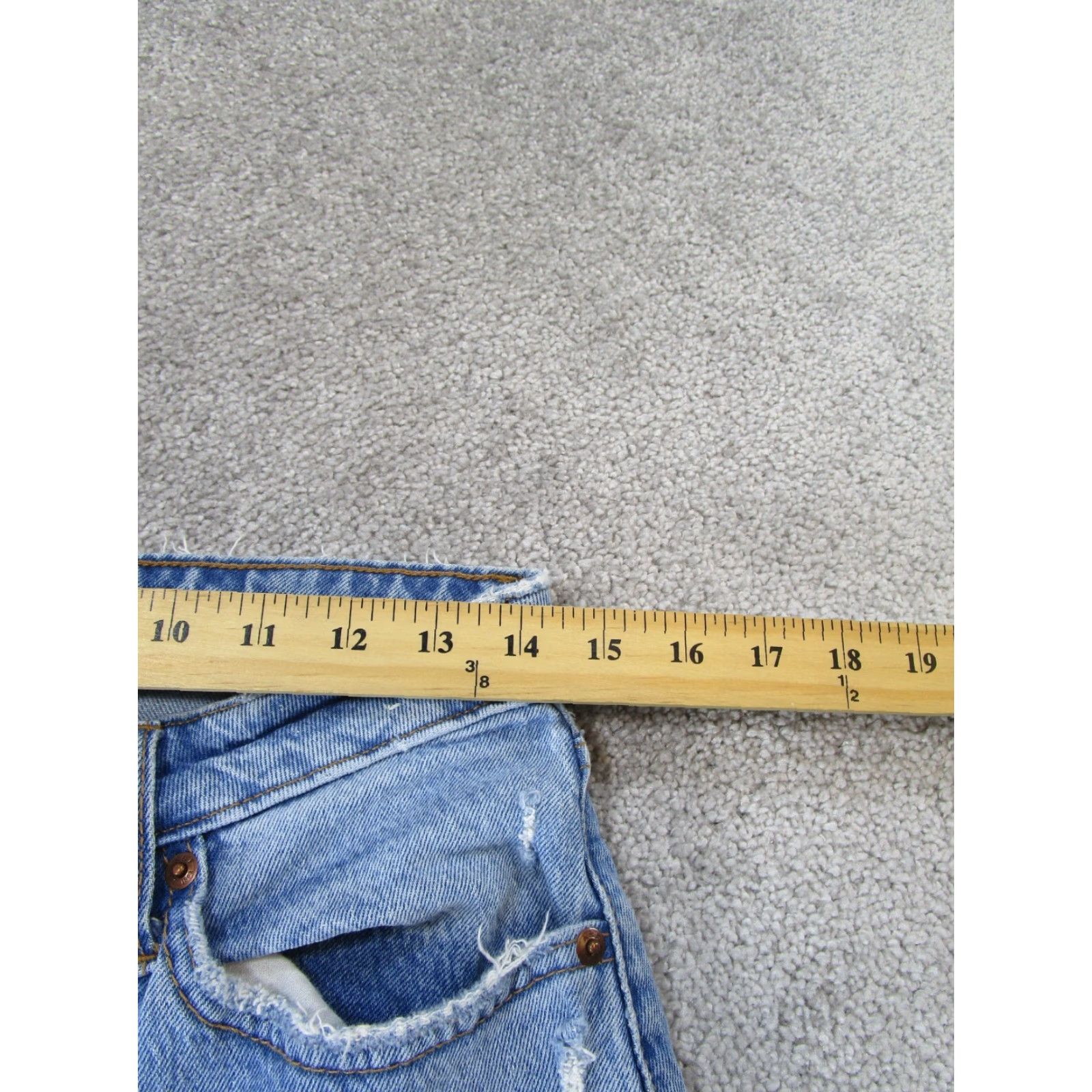 Abercrombie & Fitch Abercrombie & Fitch Jeans Womens 27P Petite The Dad High Rise Light Wash Denim Blue Straight 27P Womens Jeans Size 27" / US 4 / IT 40 - 7 Thumbnail