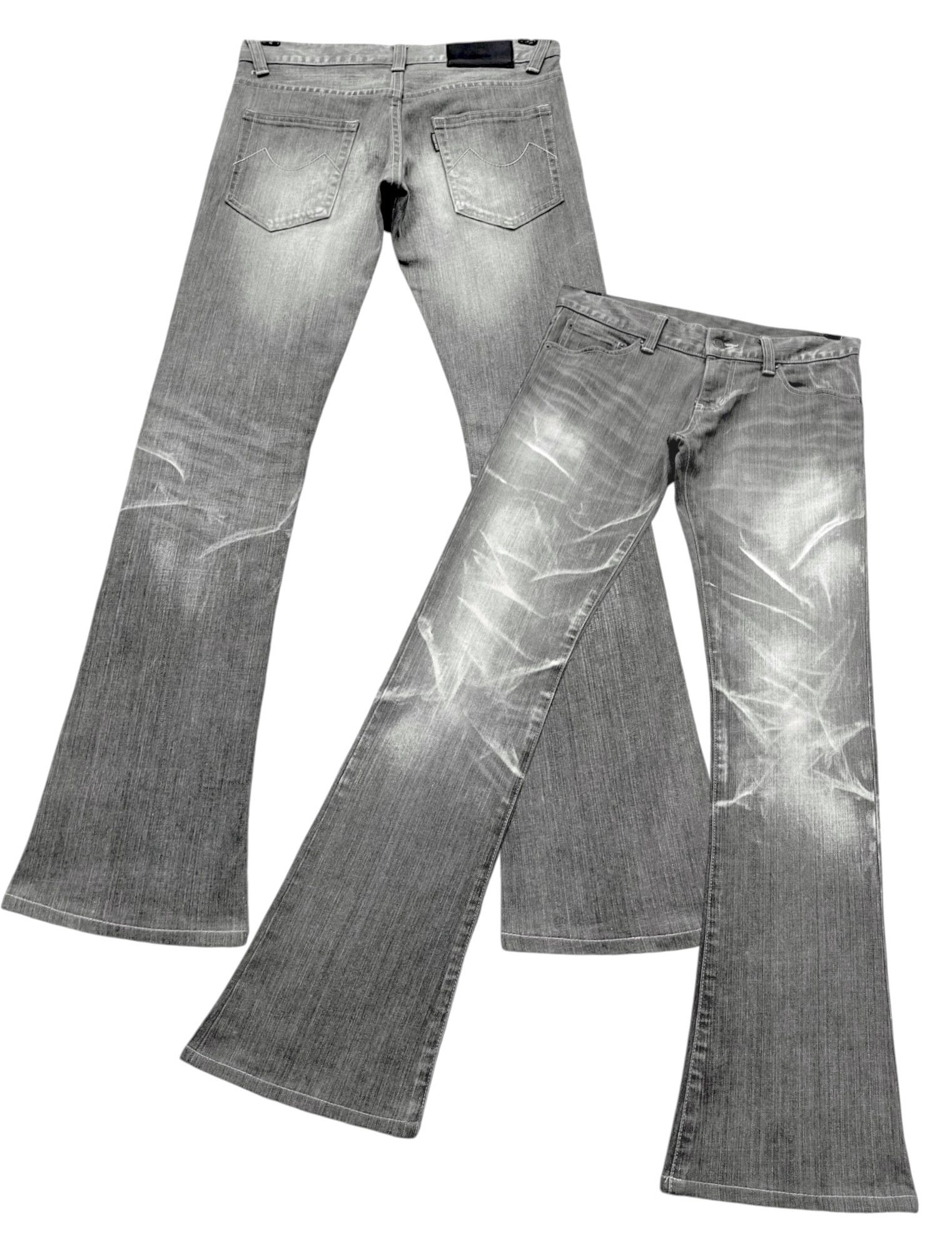 90's TORNADO Mudwash Ash Grey Clawmark Bolan Flare DRKSHDW