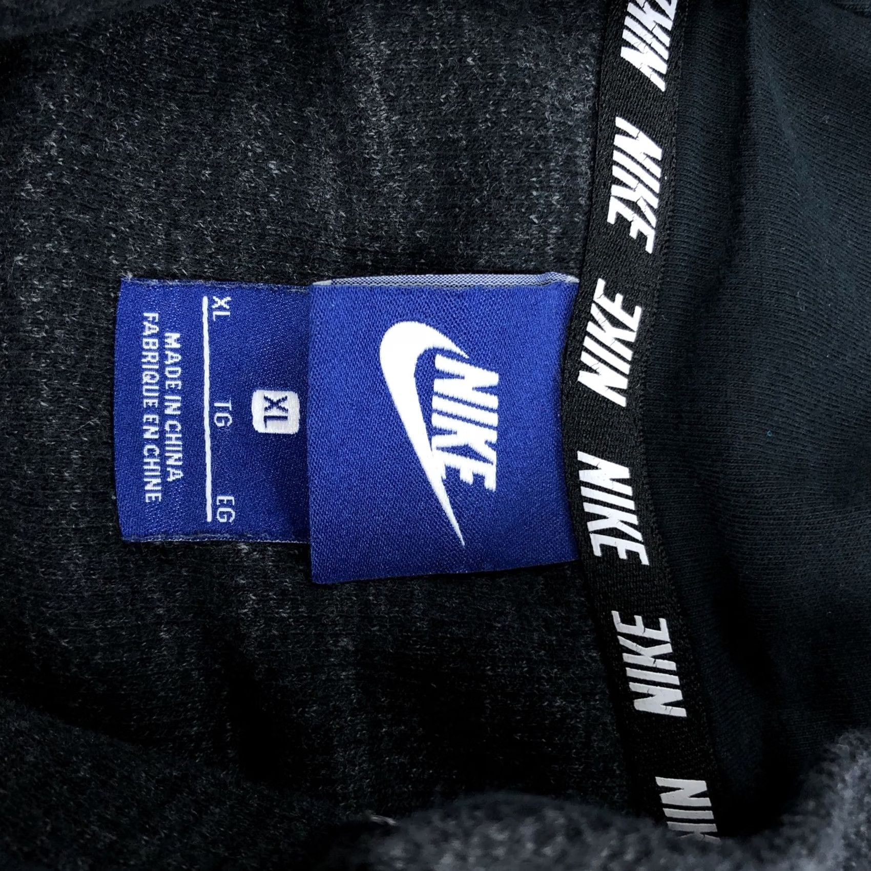 Nike Nike Mens XL Full Zip Hoodie Sweatshirt Dark Gray Advance Knit 883025-010 Size US XL / EU 56 / 4 - 4 Thumbnail