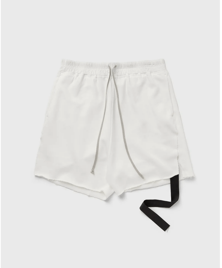 Rick Owens DRKSHDW Jersey Trucker Cut Off Shorts L
