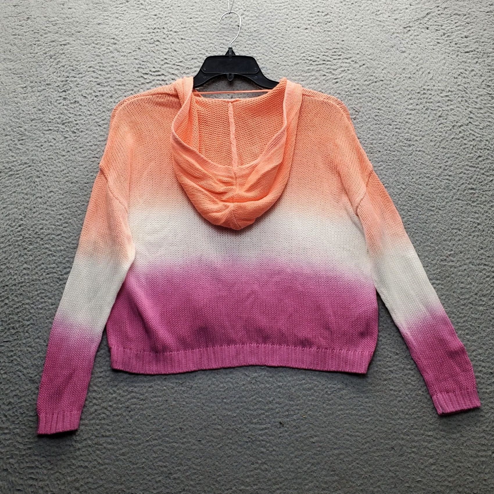 Lou & Grey Lou & Grey Hooded Sweater Womens S Multicolor Colorblock Knit Long Sleeve Pullover Size S / US 4 / IT 40 - 2 Thumbnail