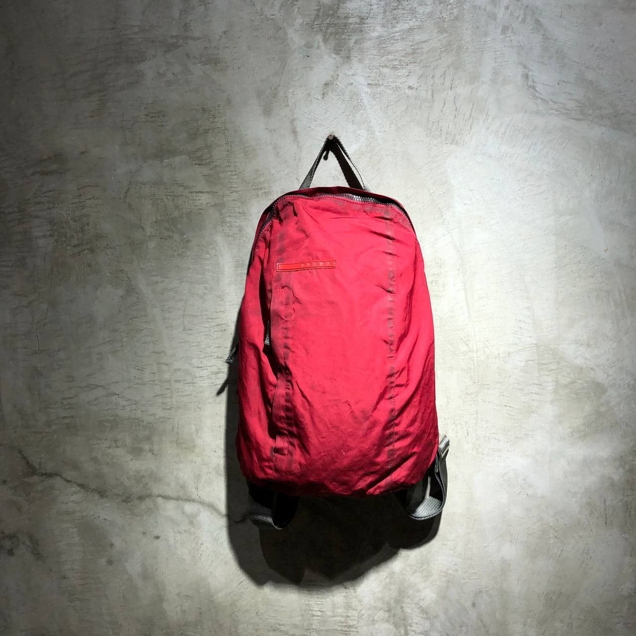 image of Prada Linea Rosa Sport Backpack in Red, Men's