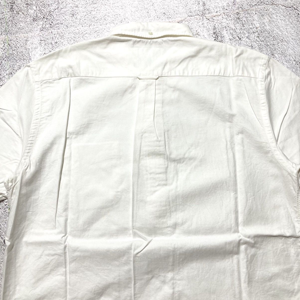 Beams Plus 🇯🇵 2000s Beams Plus Japan Oxford Halfbutton Shirt White Size US L / EU 52-54 / 3 - 12 Thumbnail