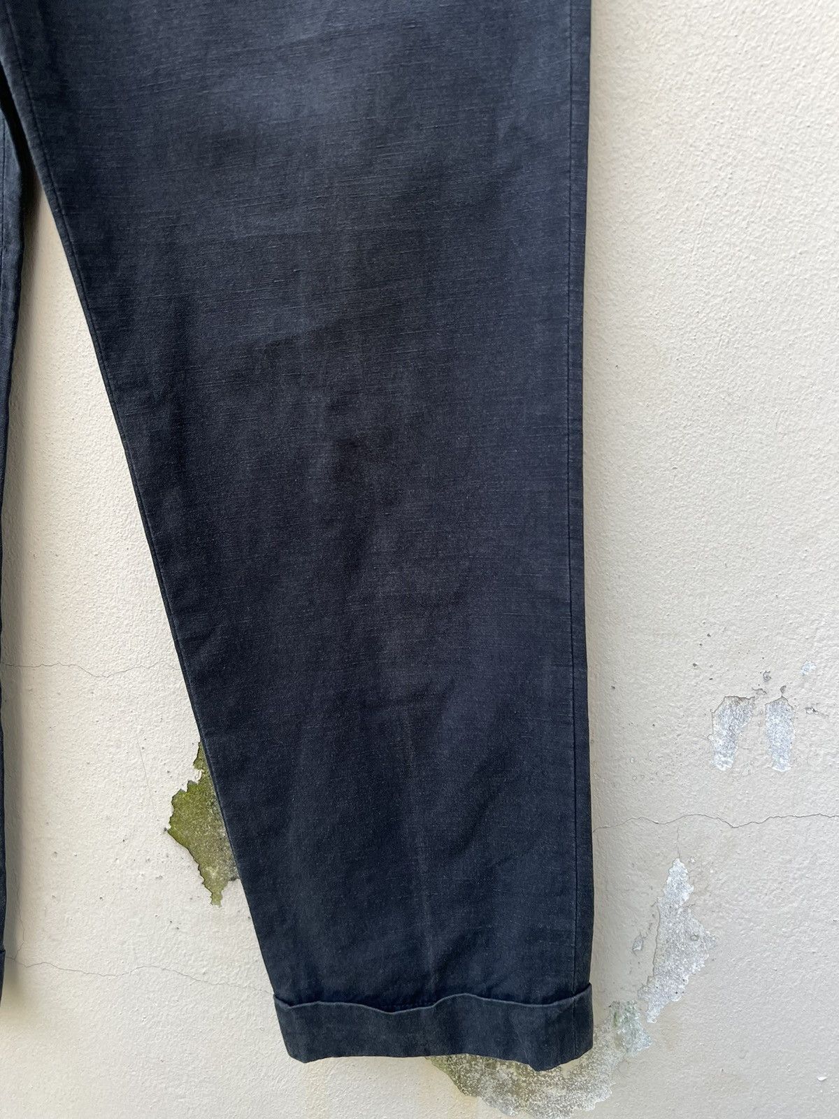 Margaret Howell Vintage Margaret Howell Faded Black Cropped Chinos Pant Size US 30 / EU 46 - 11 Thumbnail