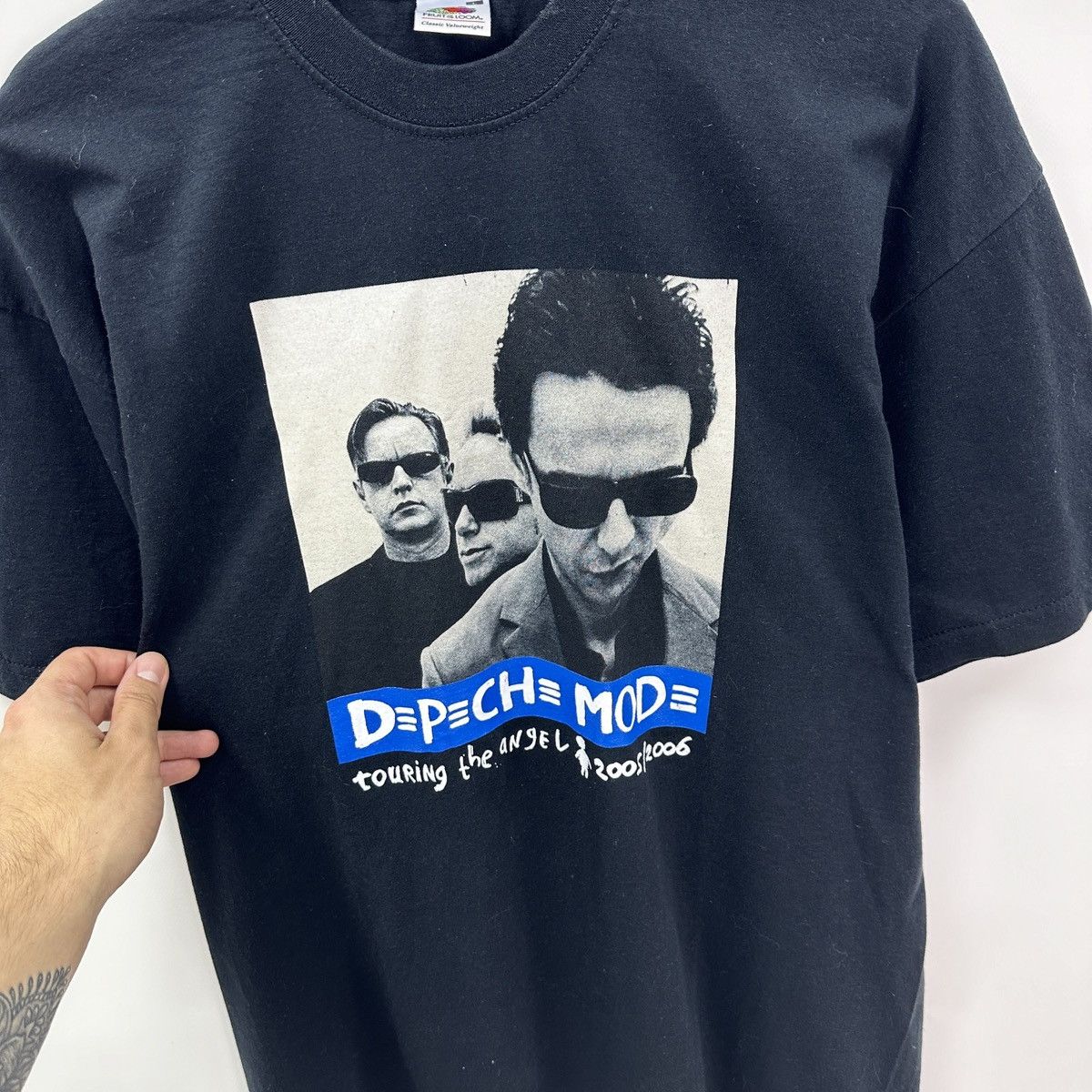 Band Tees Vintage 00s Deadstock Depeche Mode Pain and suffering tee og Size US L / EU 52-54 / 3 - 5 Thumbnail