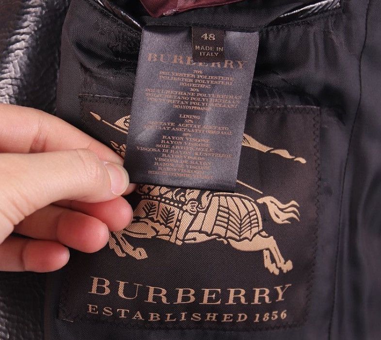 Burberry Prorsum Burberry Prorsum Leather Double-Breasted Biker Trench Coat Size US M / EU 48-50 / 2 - 6 Thumbnail