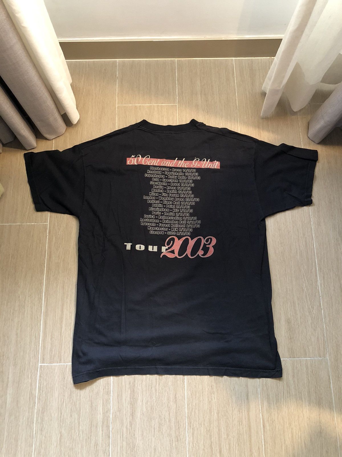 Vintage Vintage 50 cent Get Rich or Die Tryin’ Europe Tour 2003 Size US XL / EU 56 / 4 - 4 Thumbnail