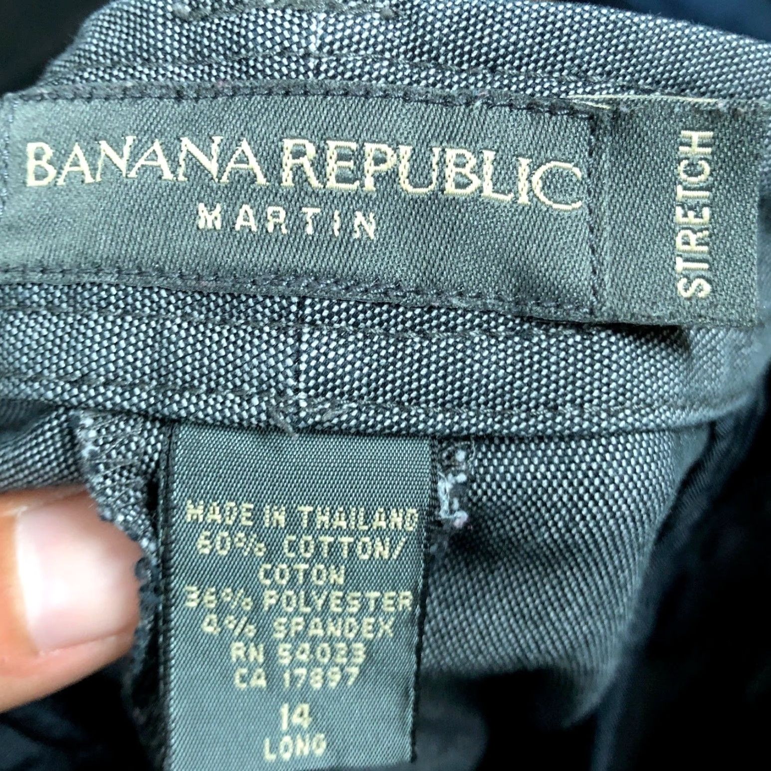 Banana Republic Banana Republic Womens Pants Gray Martin Fit Capris Stretch 14 Long Tall Regular Straight 14 Tall Womens Capris Gray Stretch Banana Republic Pants Size 24" / US 00 / IT 34 - 5 Thumbnail