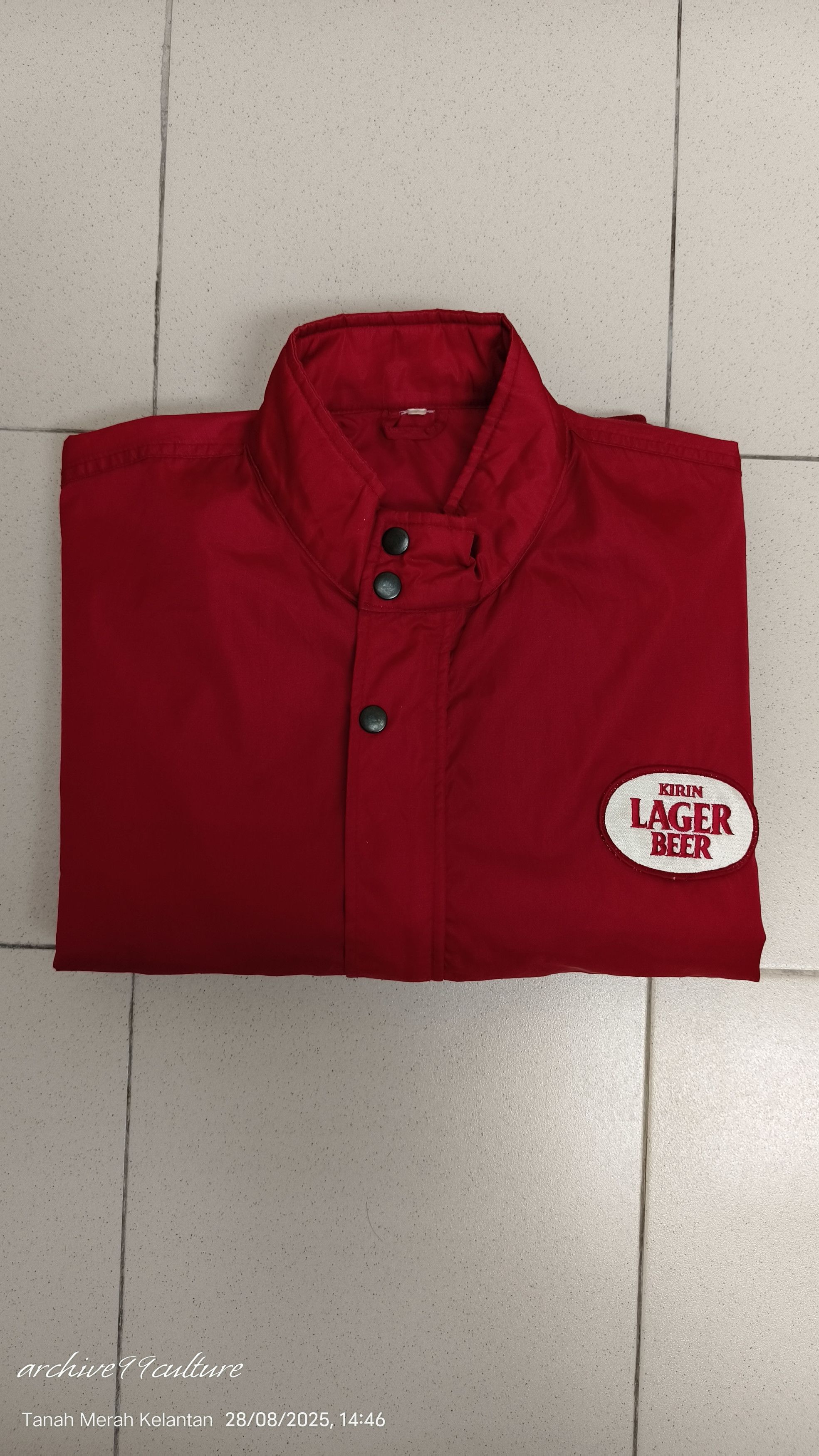 Japanese Brand Vintage 90's KIRIN LAGER BEER Japan Staff bomber jacket Size US M / EU 48-50 / 2 - 14 Thumbnail
