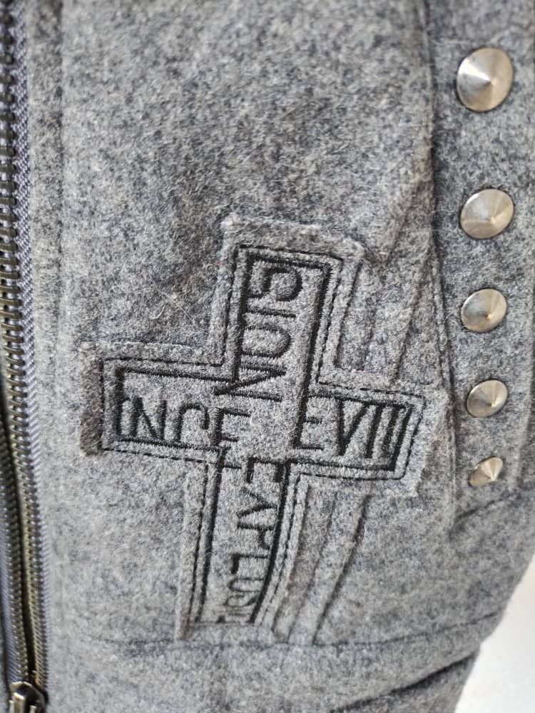 Japanese Brand vtg Wool Double Collar Ghost Of Harlem Wool Jacket Size US M / EU 48-50 / 2 - 13 Thumbnail