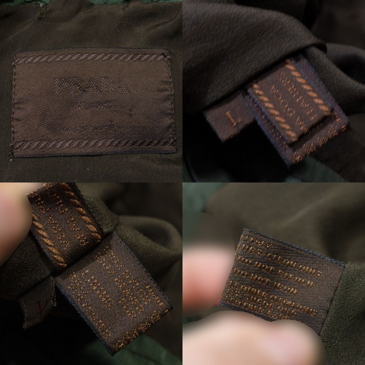 Prada 00s Quilted Nylon Down Beaver Fur Trim Parka Jacket Archive Size L / US 10 / IT 46 - 11 Thumbnail