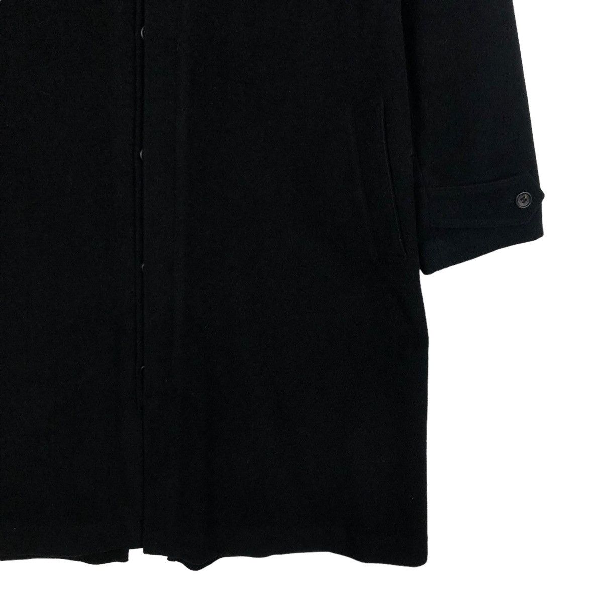 Yohji Yamamoto ☄️Rich Black - Fly Coats Wool Long Jacket Y’s Yohji Yamamoto Size US M / EU 48-50 / 2 - 5 Thumbnail
