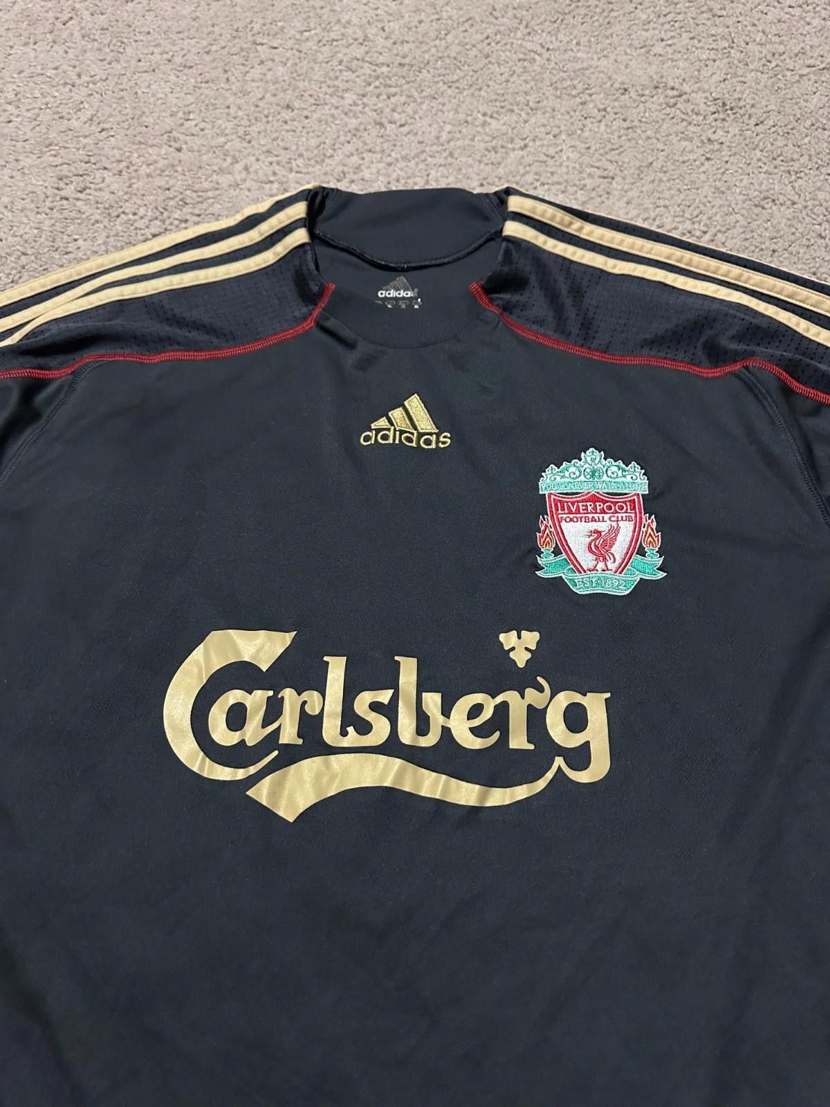 Adidas LIVERPOOL 2009/10 AWAY FOOTBALL SOCCER JERSEY SHIRT ADIDAS Size US XL / EU 56 / 4 - 3 Thumbnail