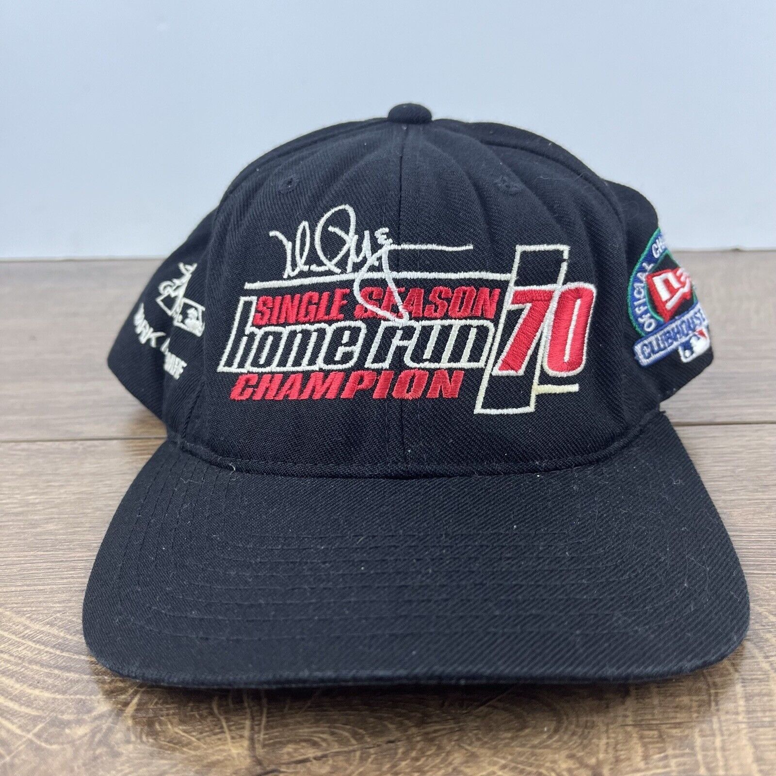 New Era Mark McGwire Hat New Era Black Snapback Hat Single Seasnon H Size ONE SIZE - 3 Thumbnail