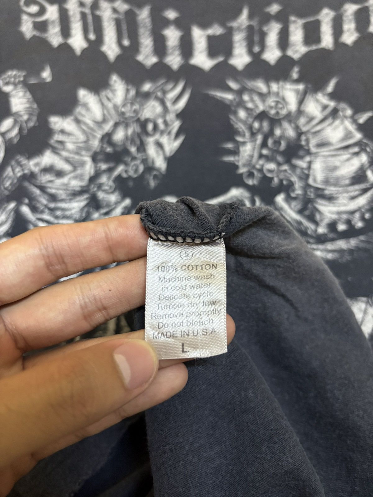 Affliction Vintage Y2k Affliction Rush Georges St Pierre Distressed Size US L / EU 52-54 / 3 - 8 Thumbnail