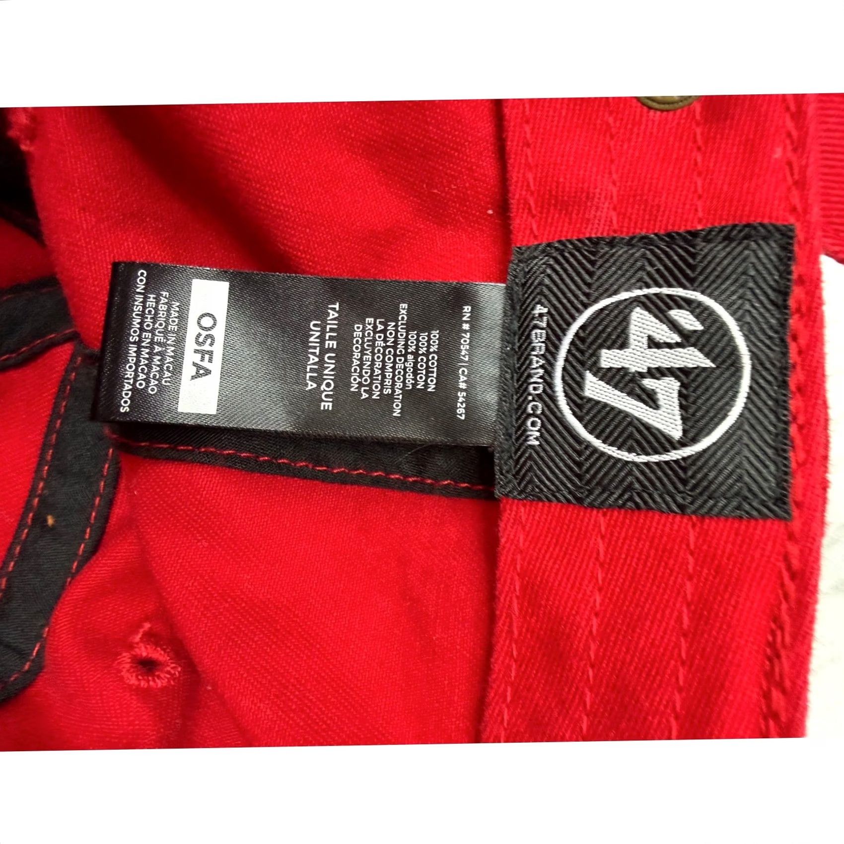 J Brand 48 Brand Albuquerque Isotopes Hat Mens Red MiLB Baseball Clean Up Cap OSFA Size ONE SIZE - 7 Thumbnail