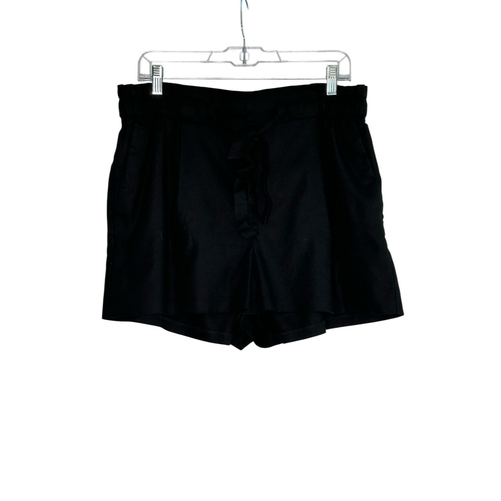 Express Express black high rise belted pleated shorts size large Size 34" / US 12 / IT 48 - 10 Thumbnail