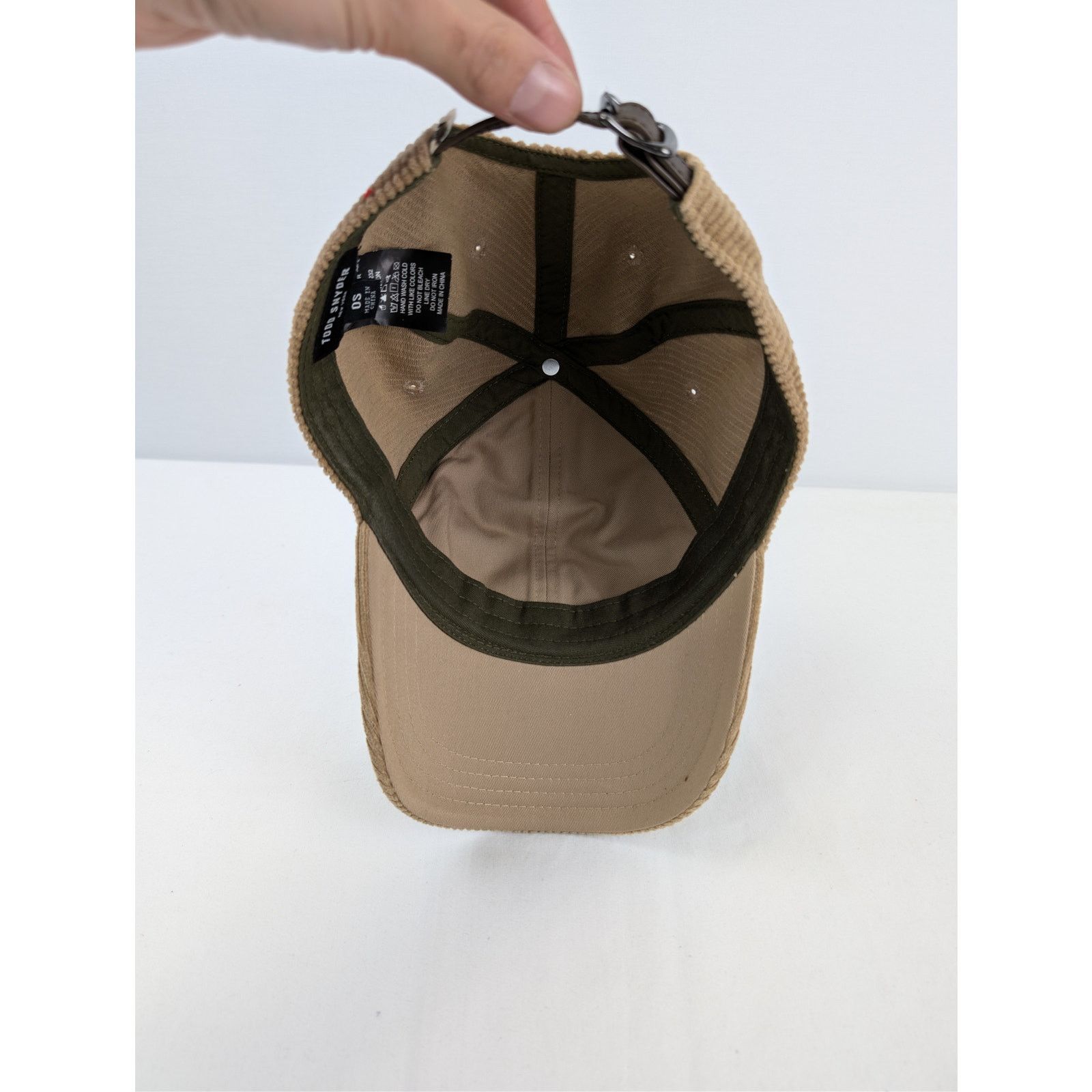 Todd Snyder o1rshd1 CC20 Size: OS / Corduroy baseball cap / hat in Brown Size ONE SIZE - 8 Thumbnail